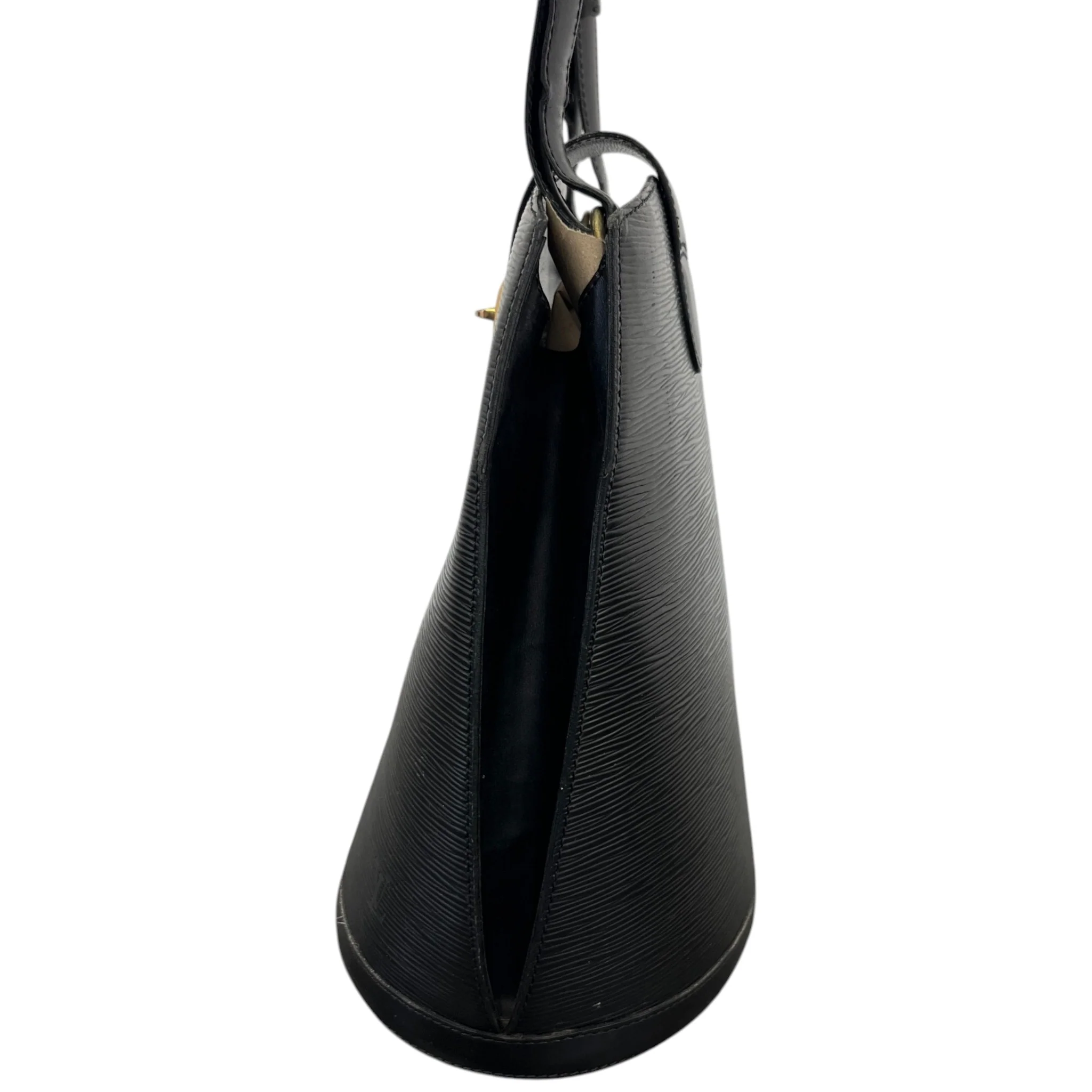 Women's Epi Cluny Shoulder Bag Black - Image 7