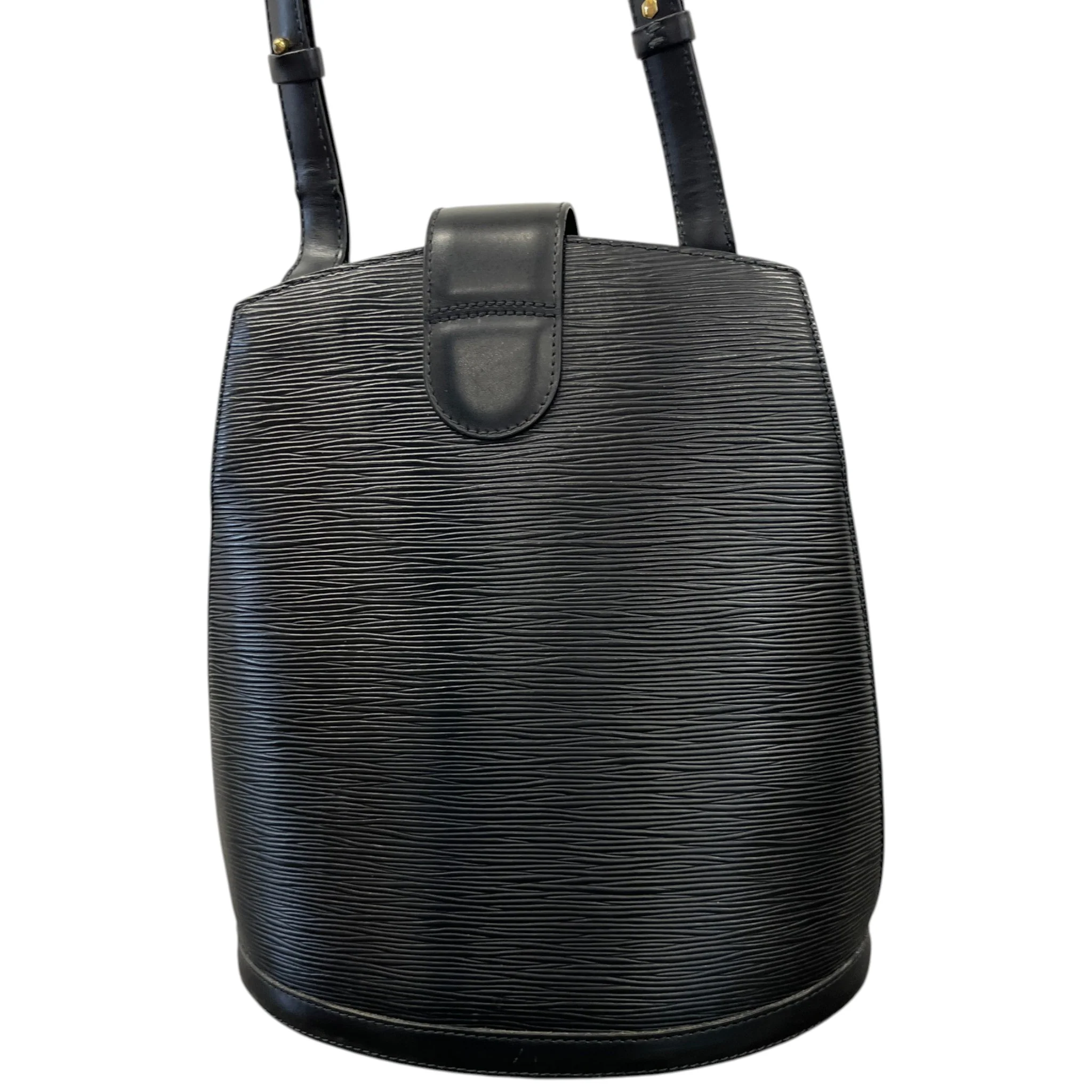 Women's Epi Cluny Shoulder Bag Black - Image 8