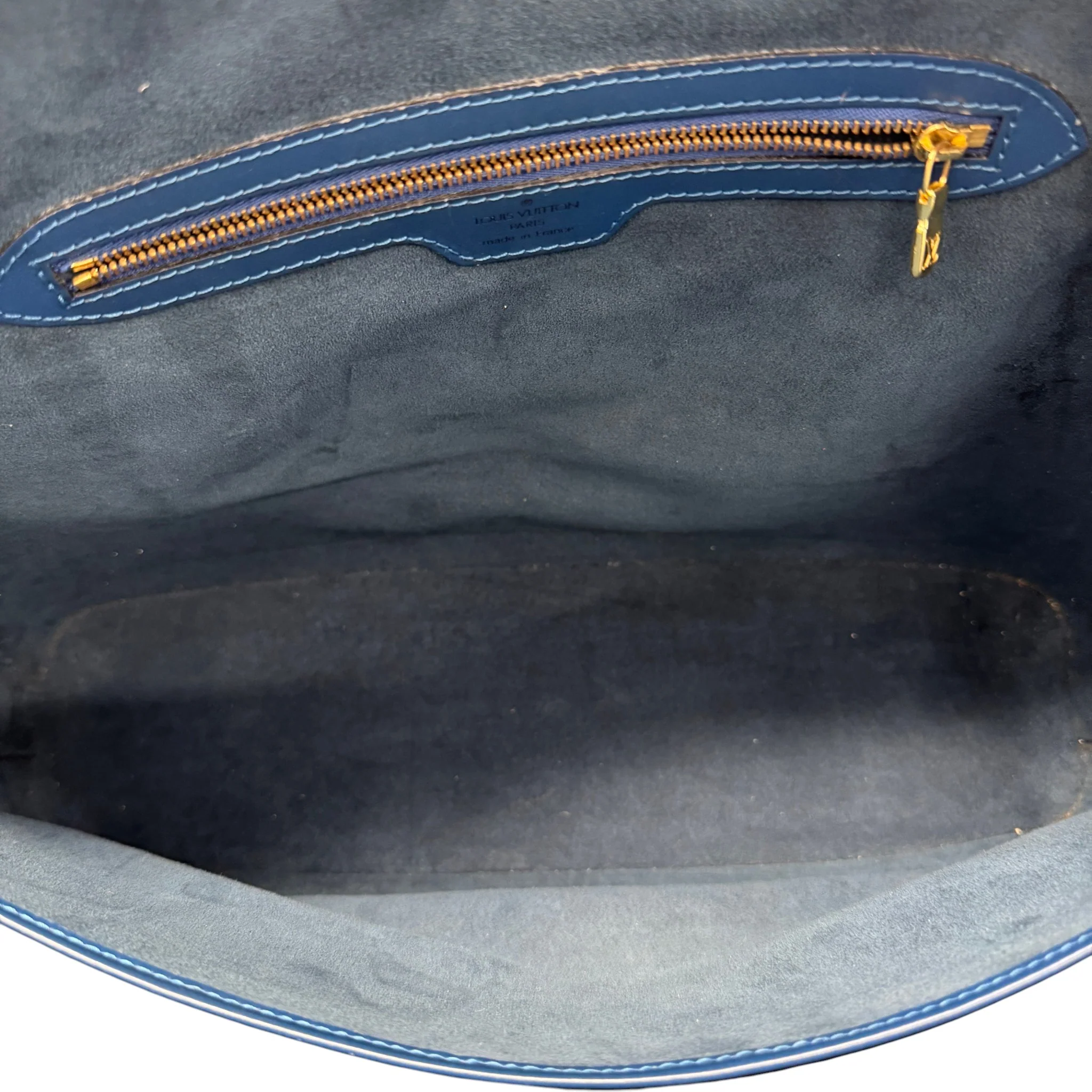 Women's Epi Leather Lussac Bag Blue - Image 13