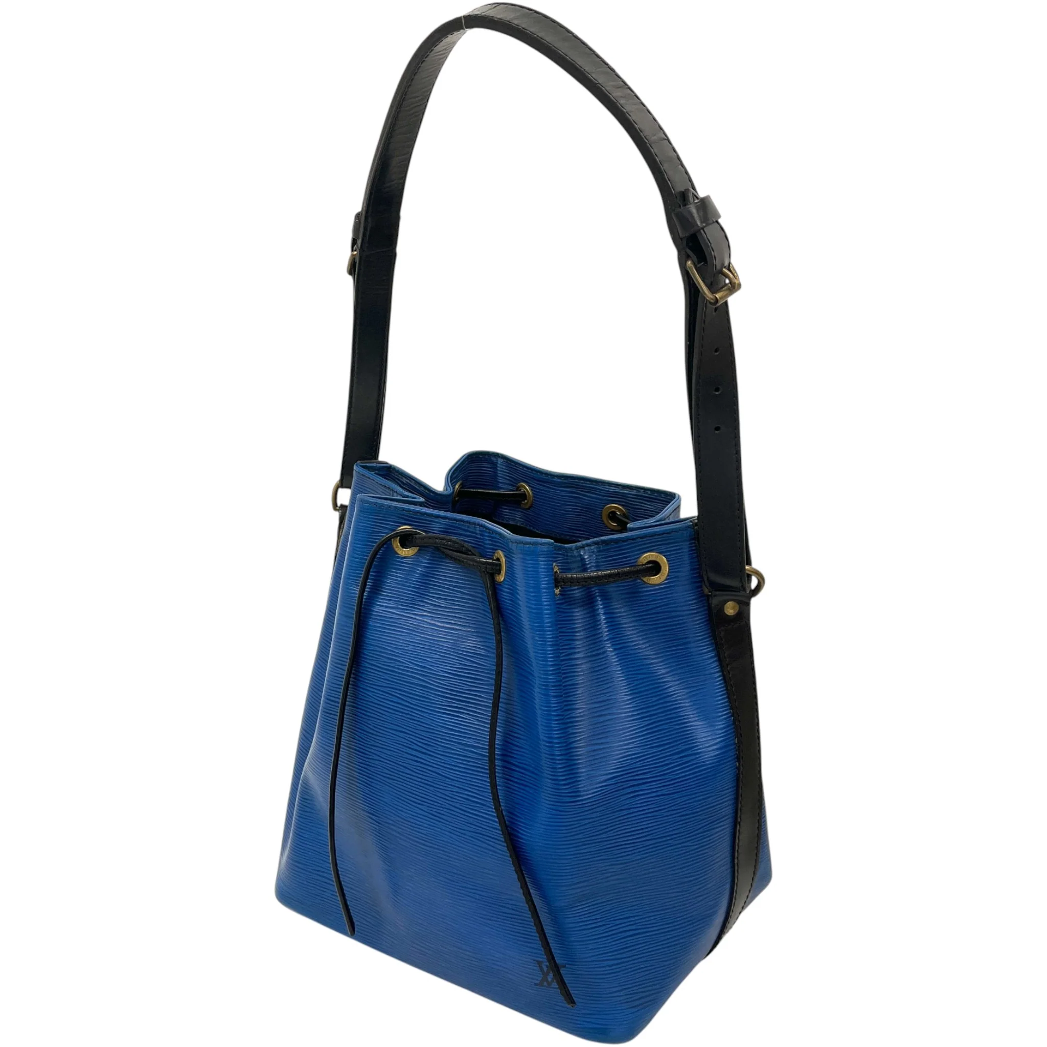 Women's Epi Petit Noé Bag Blue - Image 5