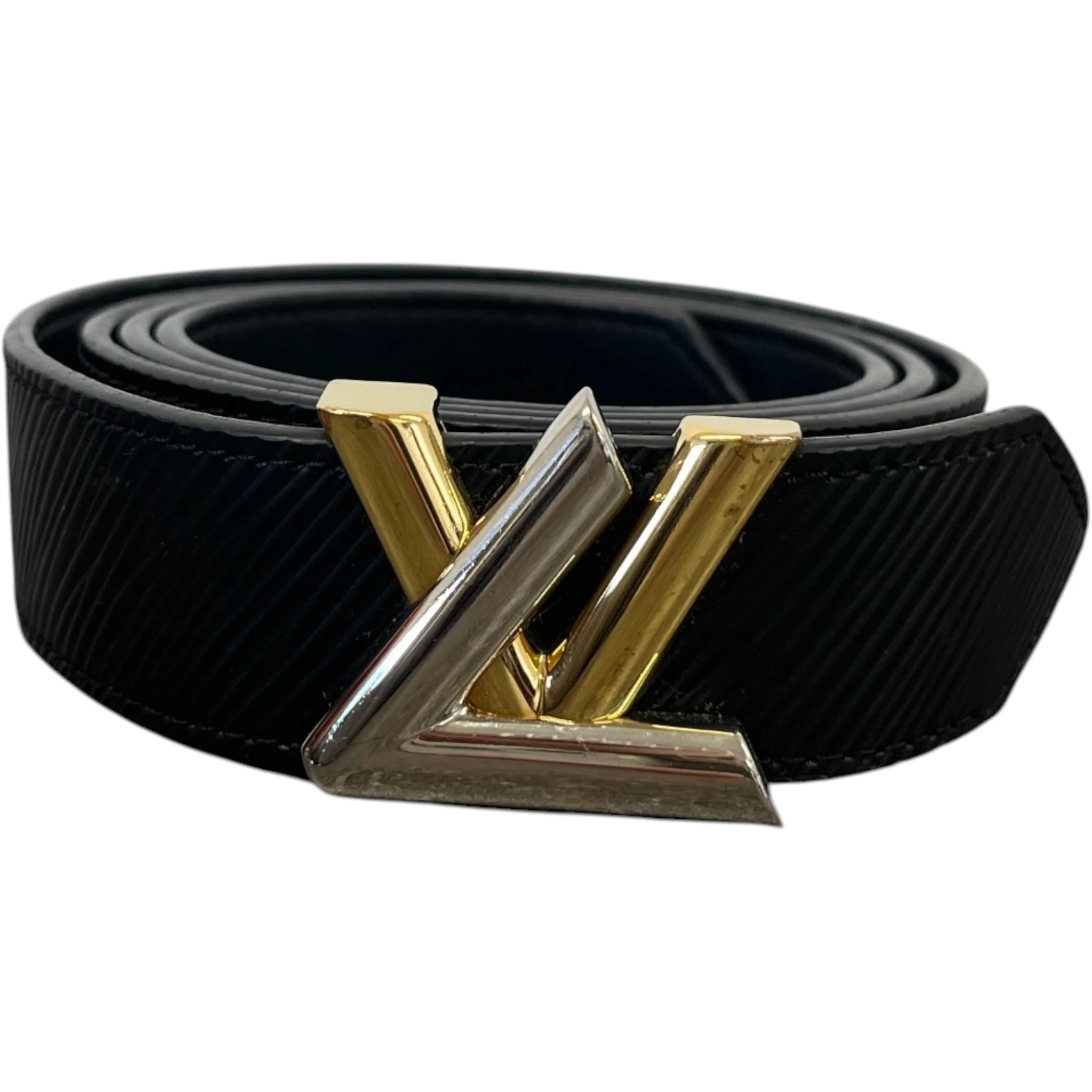 Women's Epi Twist Belt Black Size 90CM / UK 12