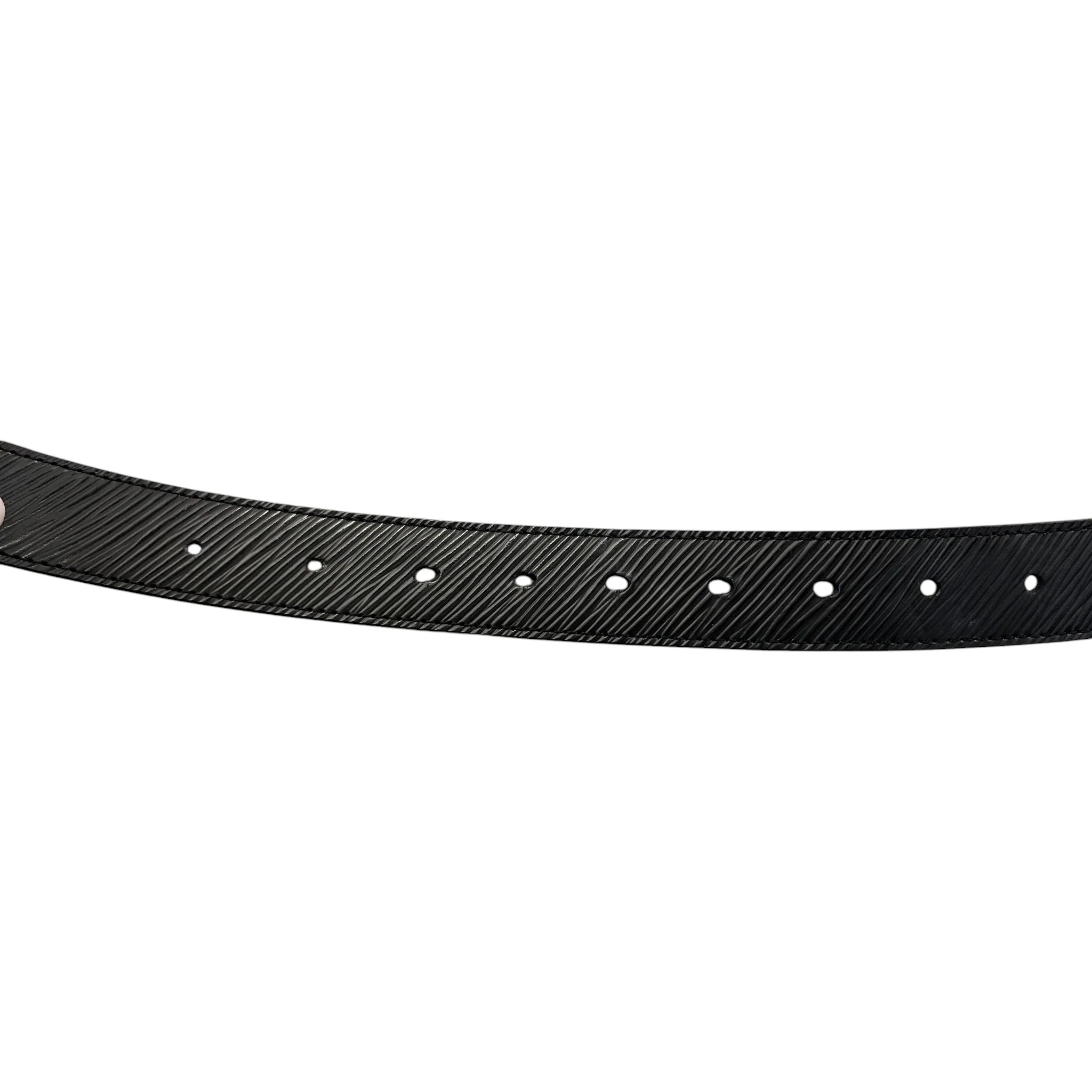Women's Epi Twist Belt Black Size 90CM / UK 12 - Image 6