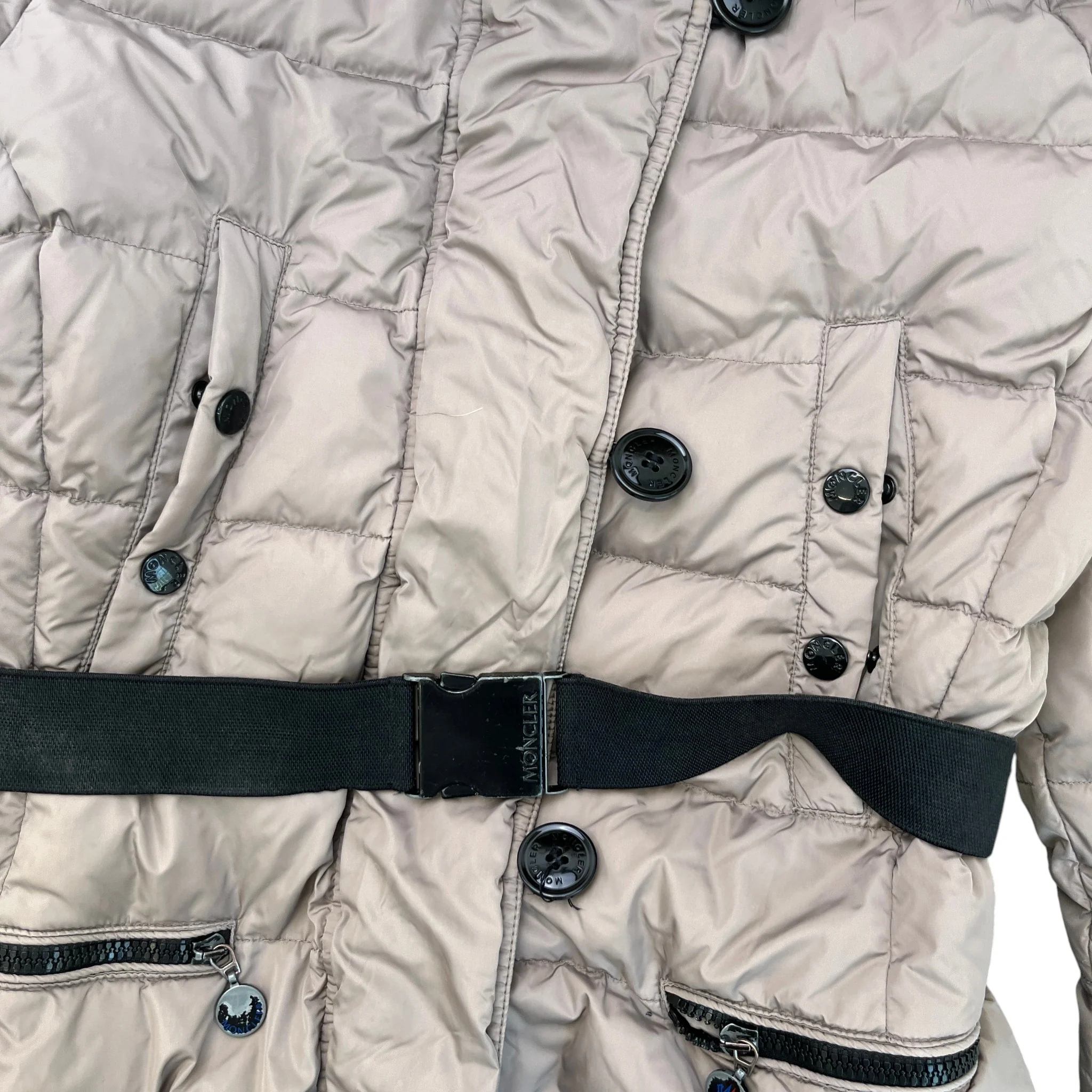Women's Gene Down Jacket Grey Size 3 / UK 14 - Image 6