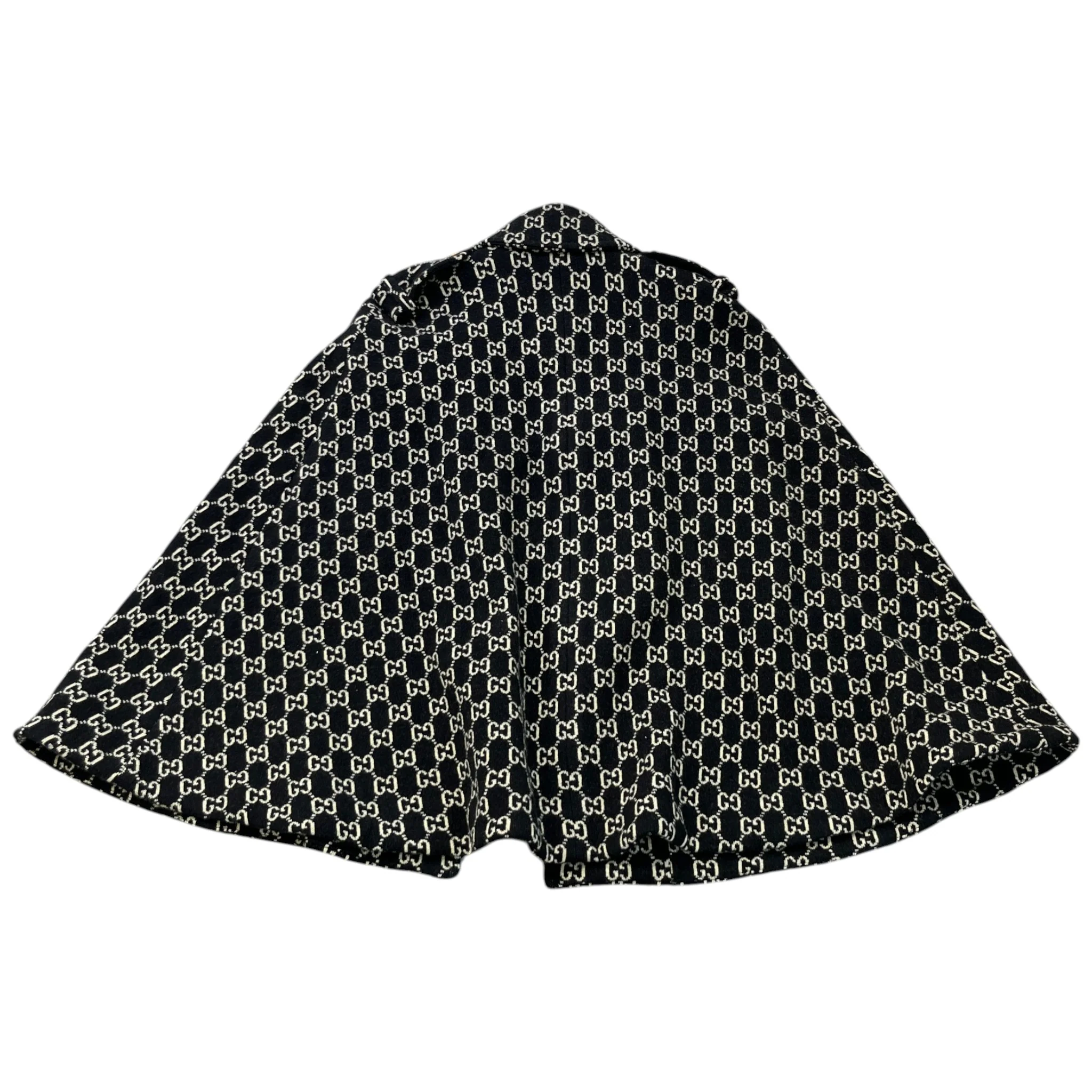 Women's Gg Jacquard Cape Jacket Black Size XS - Image 2