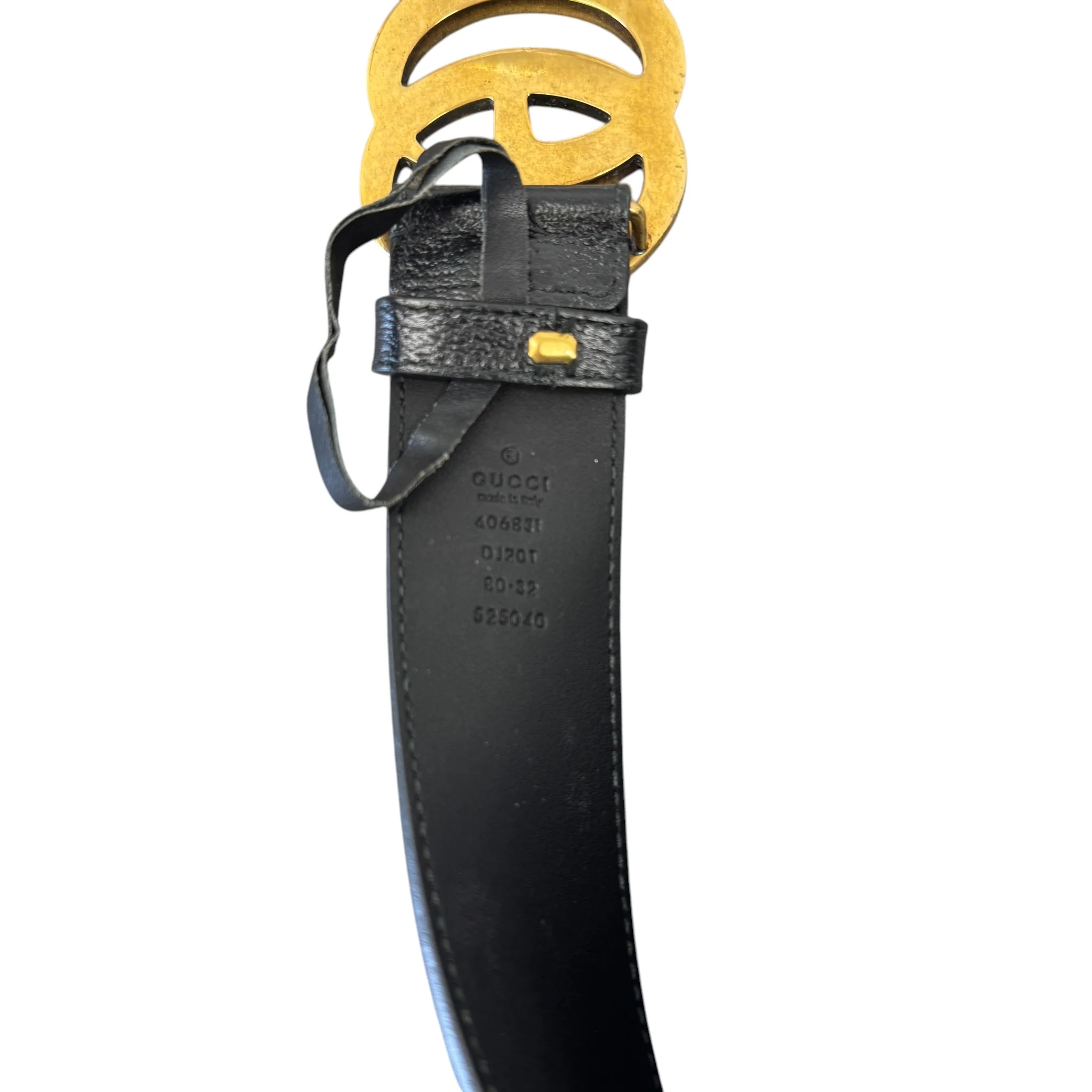 Women's Gg Marmont Belt Black Size 80CM / UK 8 - Image 4