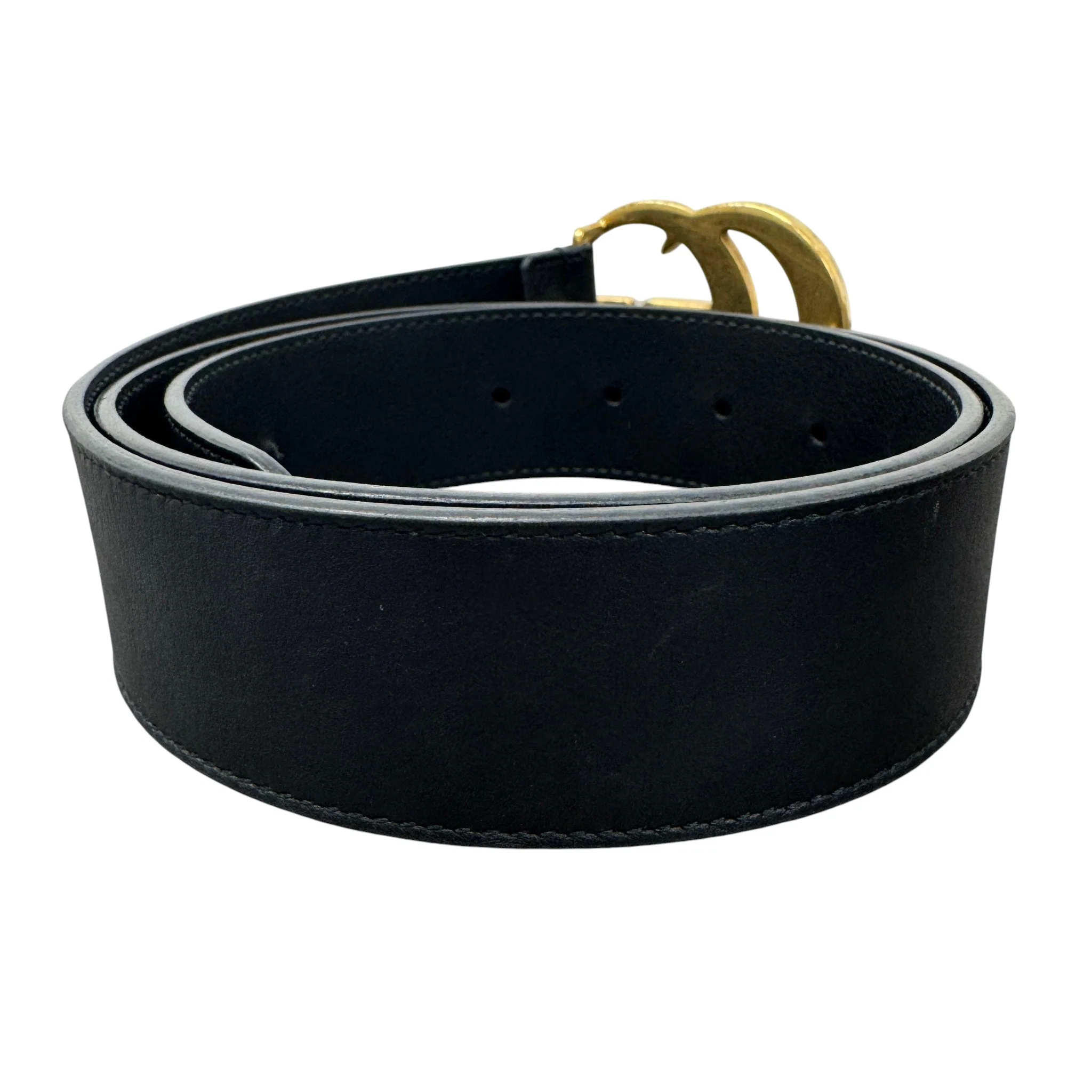 Women's Gg Marmont Belt Black Size 85CM / UK 10 - Image 2