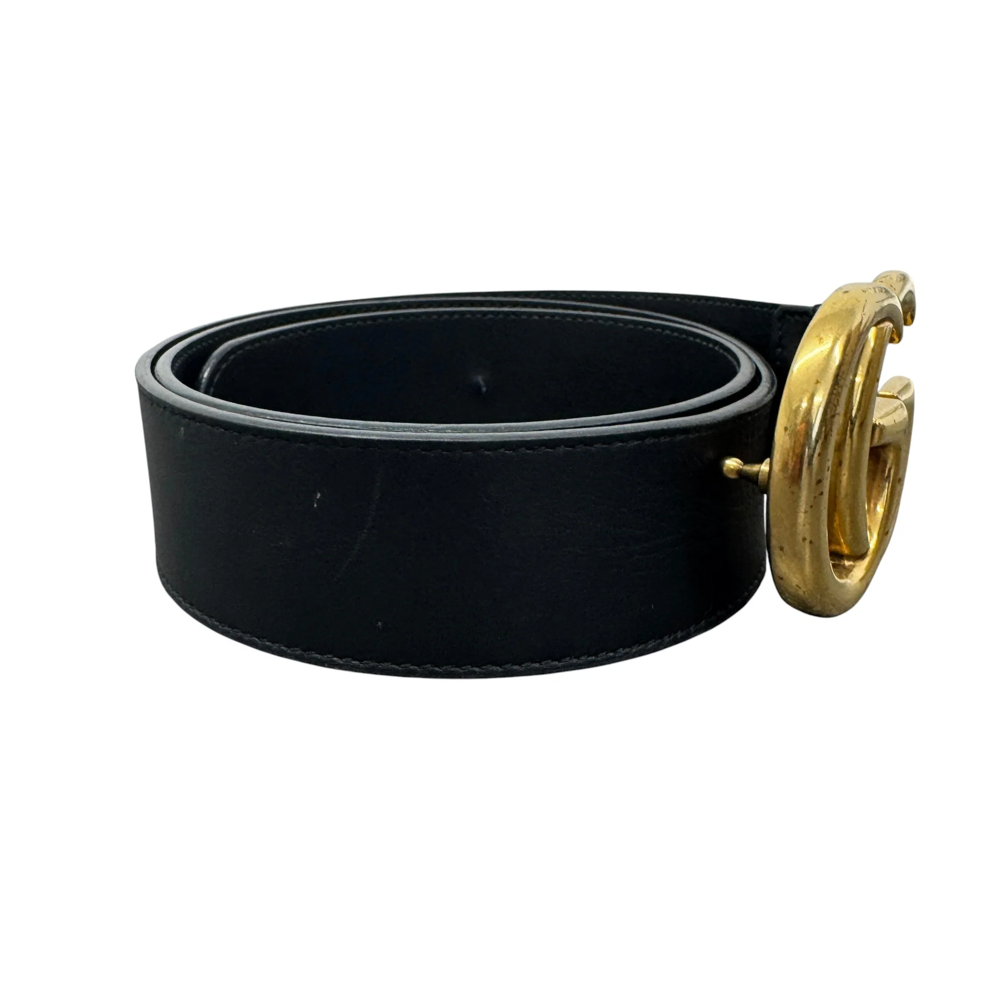 Women's Gg Marmont Belt Black Size 85CM / UK 10 - Image 3