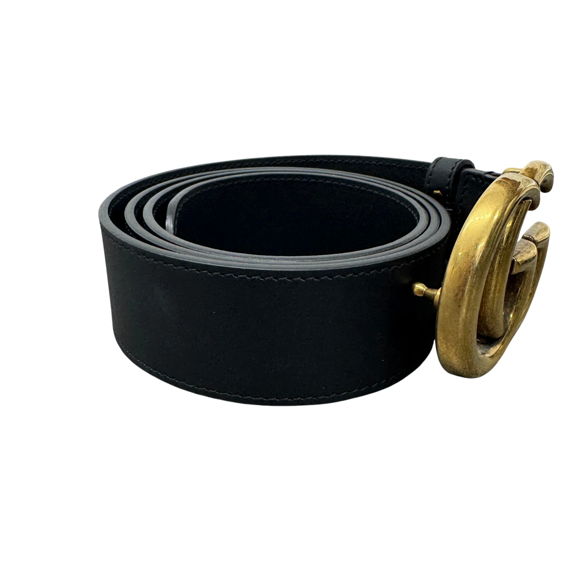 Women's Gg Marmont Belt Black Size 95cm / UK 14 - Image 2