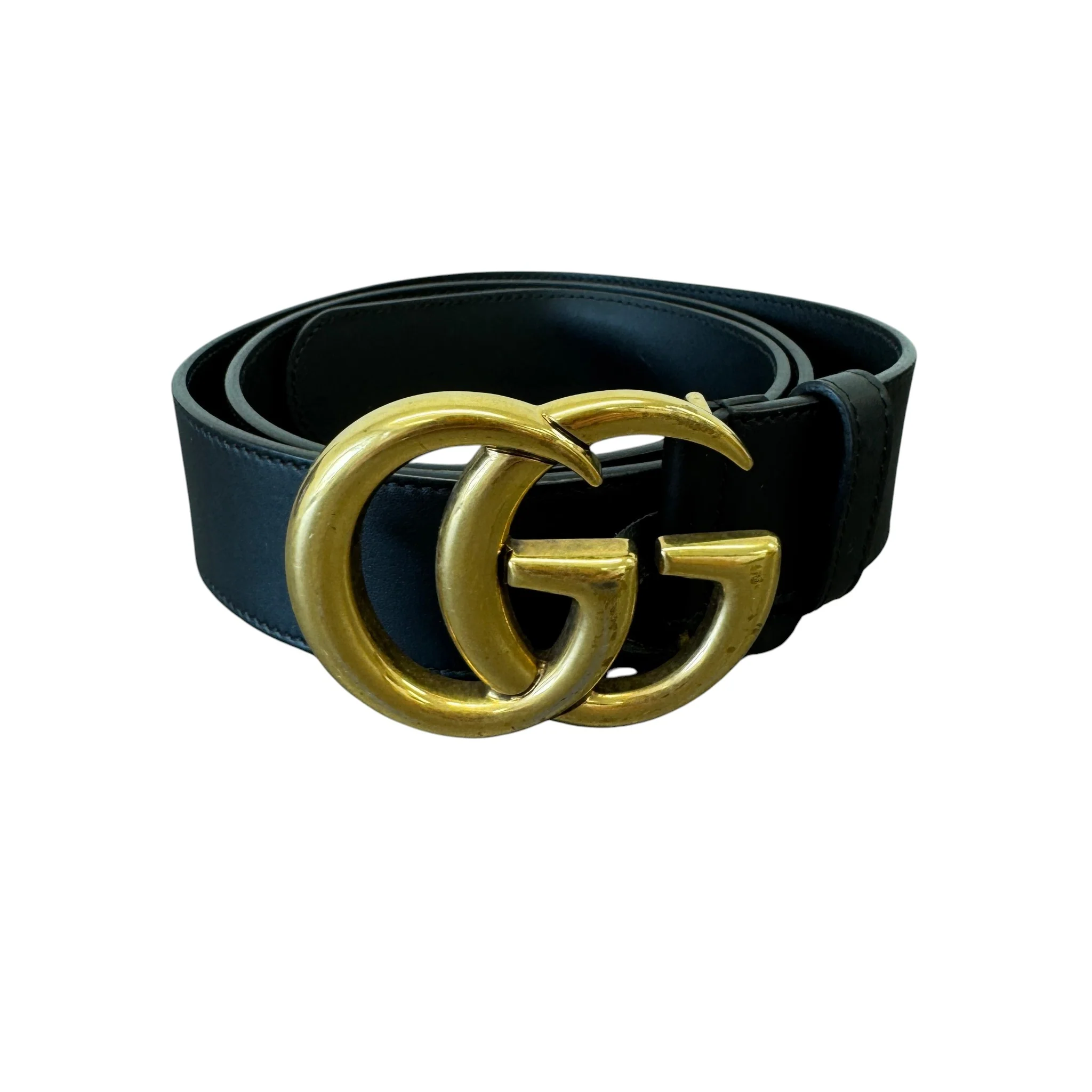 Women's Gg Marmont Belt Black Size 95cm / UK 14