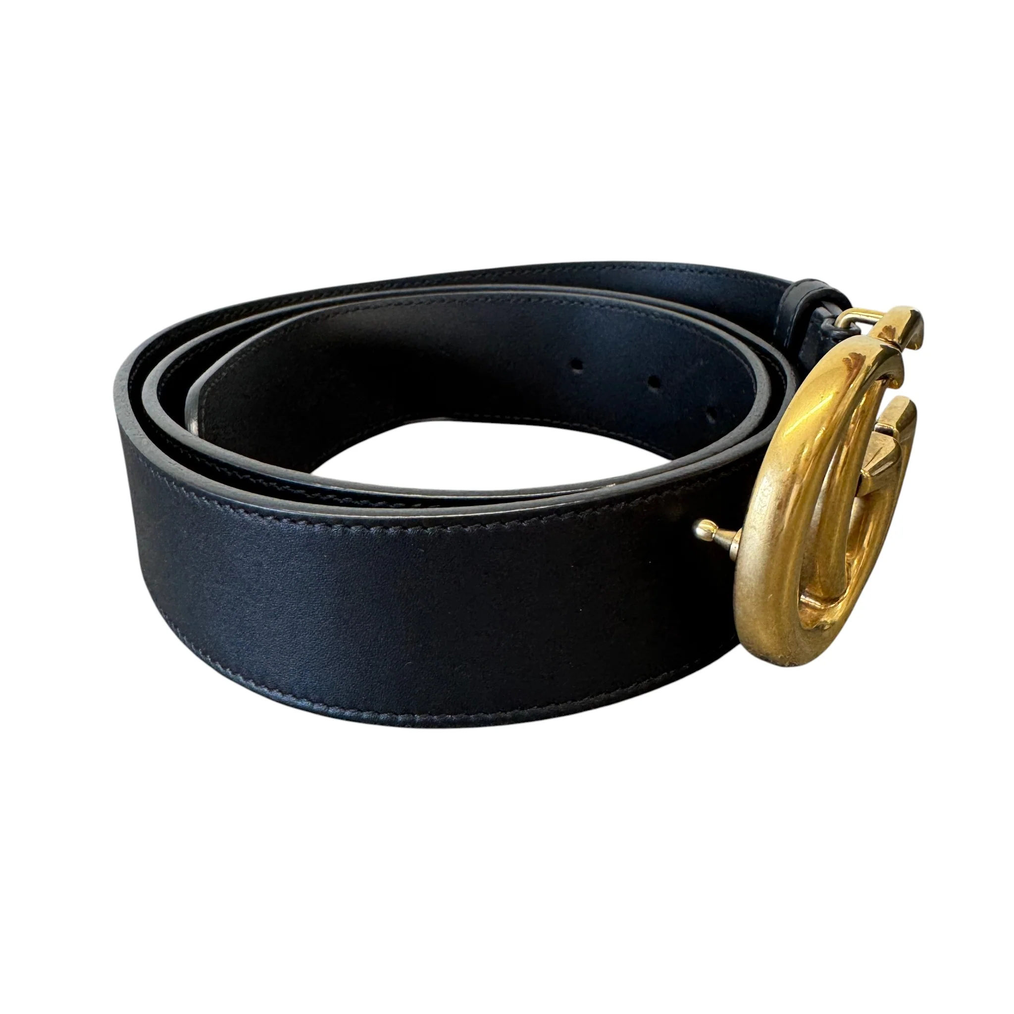 Women's Gg Marmont Belt Black Size 95cm / UK 14 - Image 2