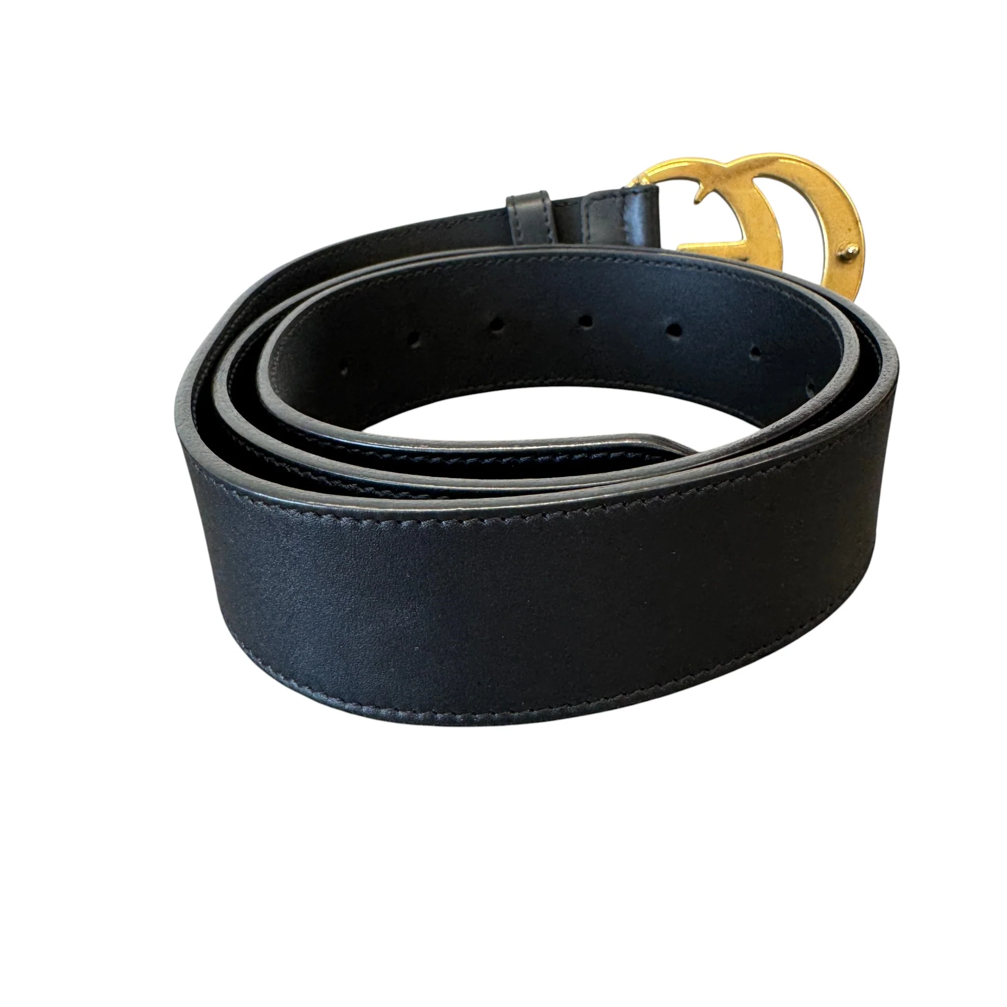 Women's Gg Marmont Belt Black Size 95cm / UK 14 - Image 3
