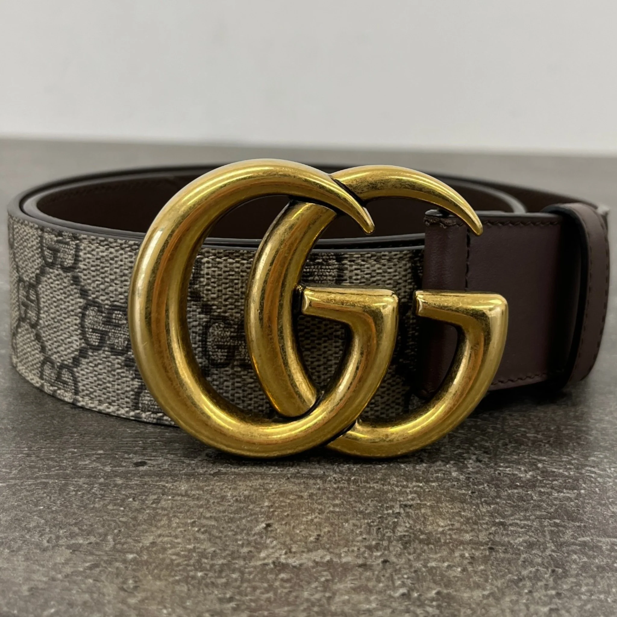 Women's Gg Marmont Belt Brown - Image 8