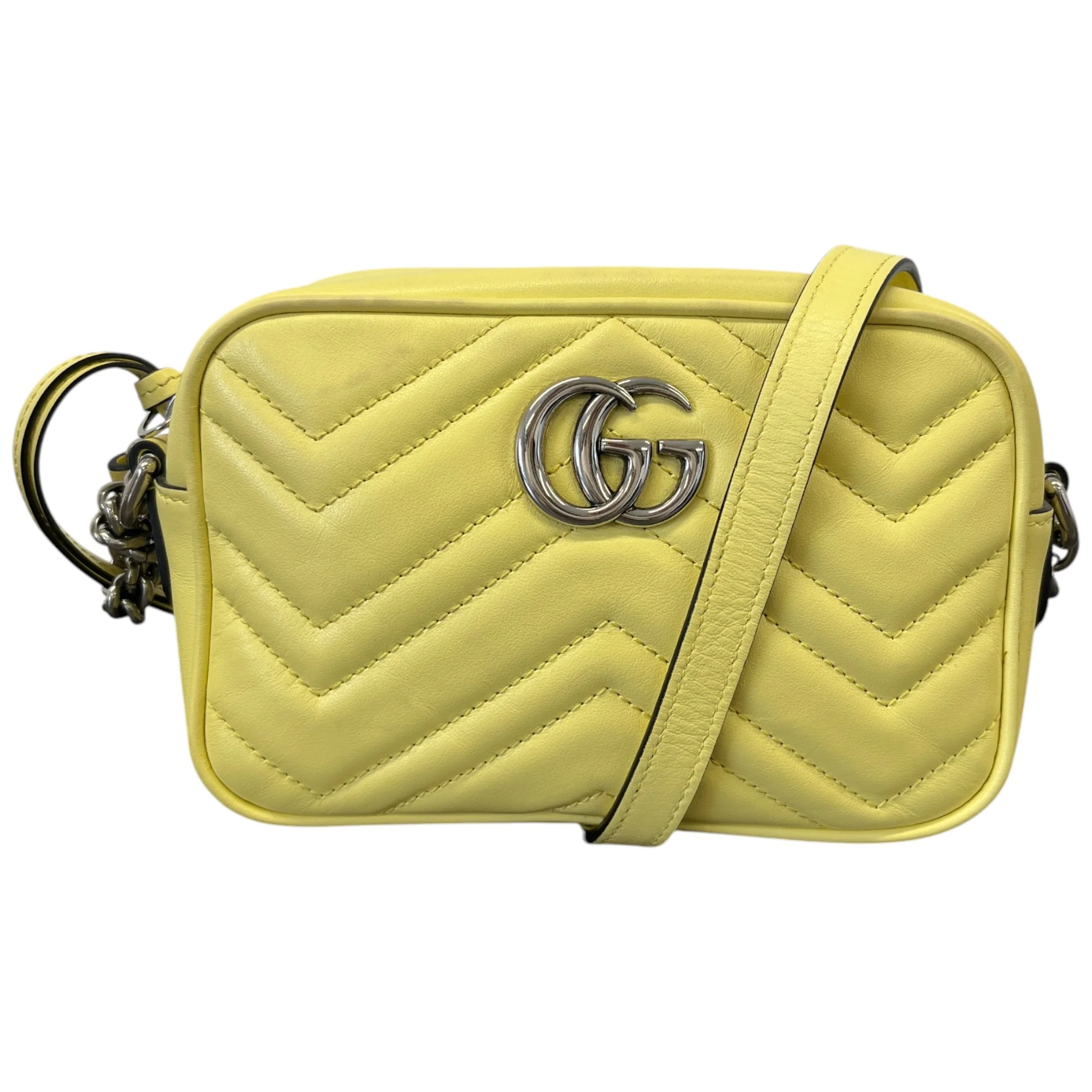 Women's Gg Marmont Crossbody Bag Yellow