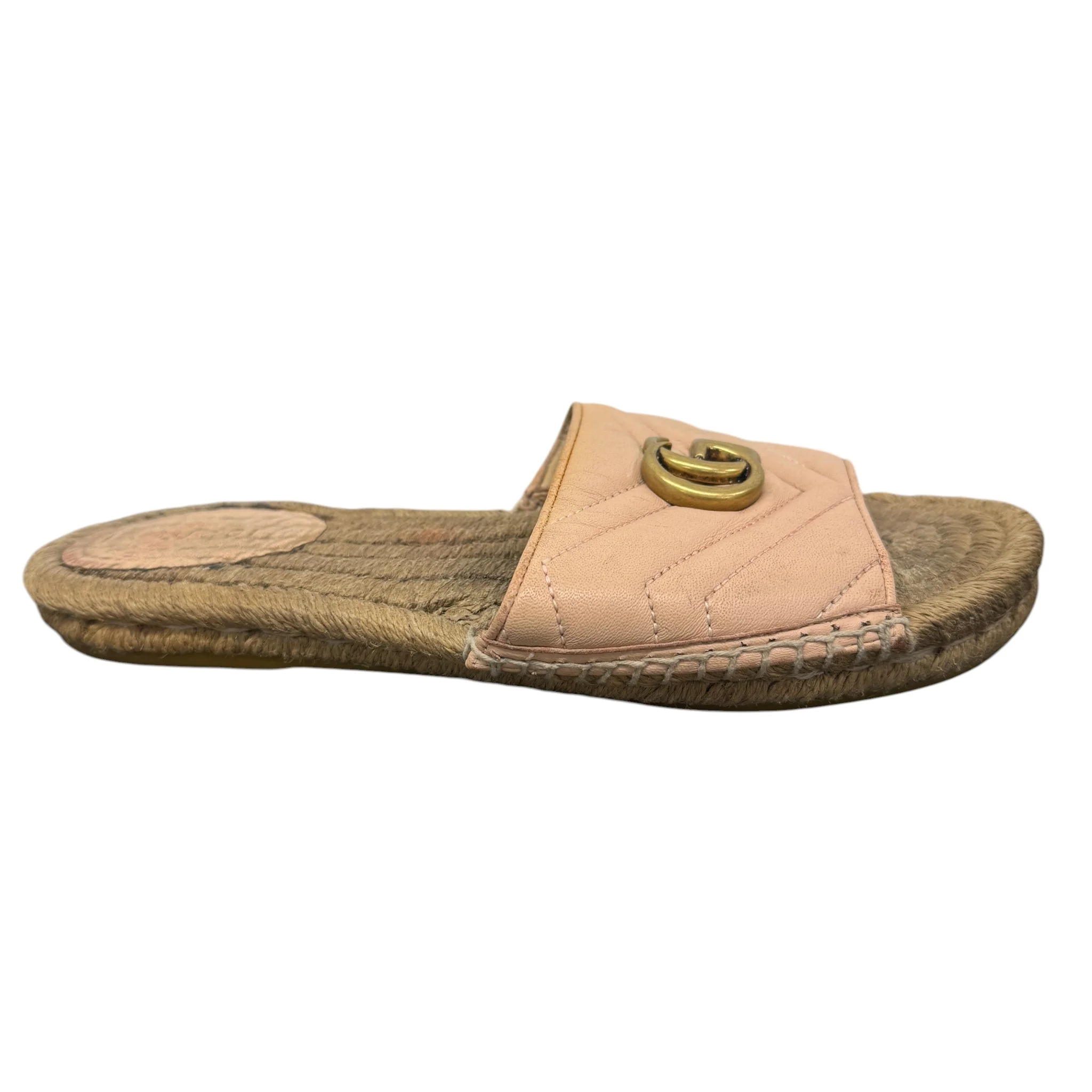 Women's Gg Marmont Espadrilles Pink Size EU 39.5 / UK 6.5