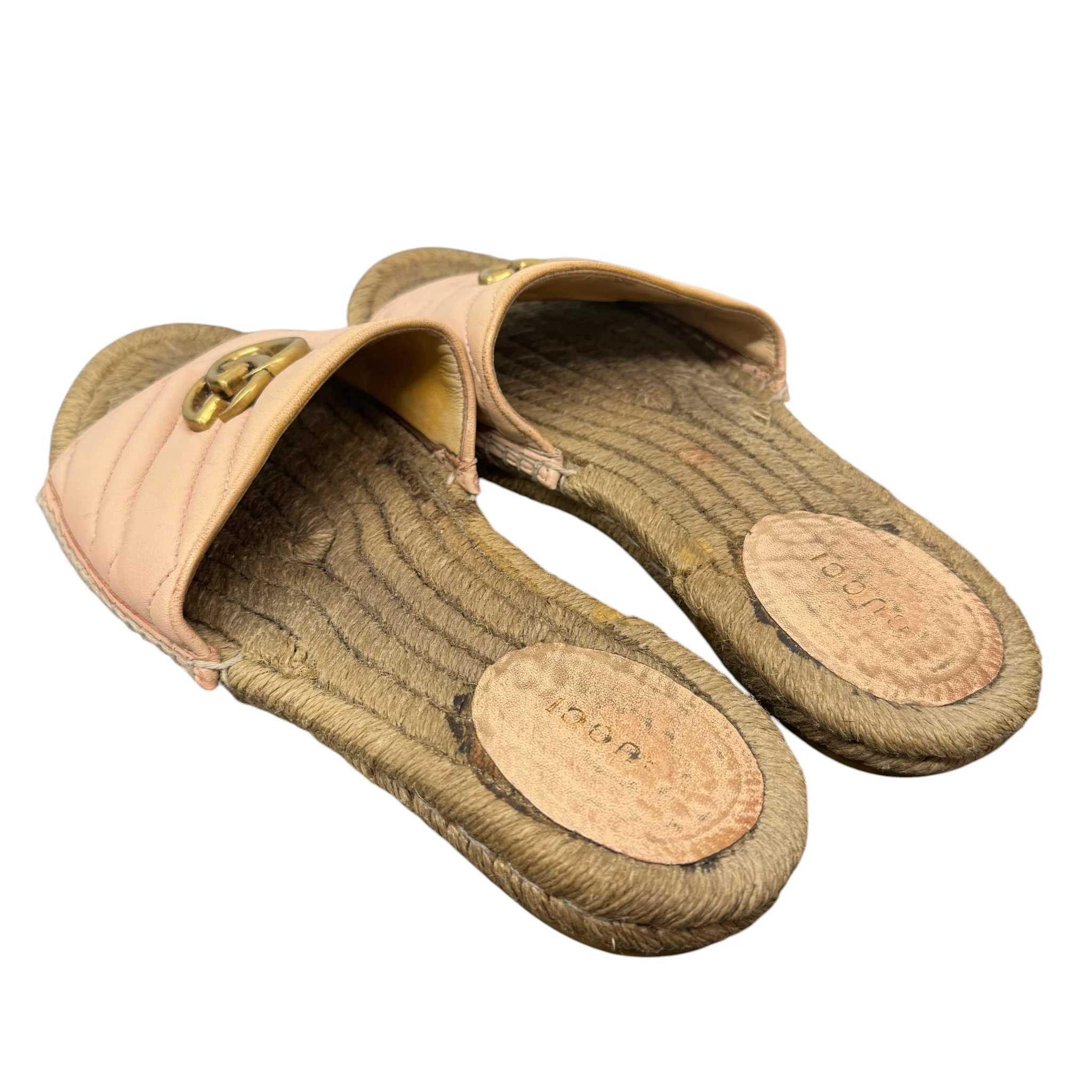 Women's Gg Marmont Espadrilles Pink Size EU 39.5 / UK 6.5 - Image 3