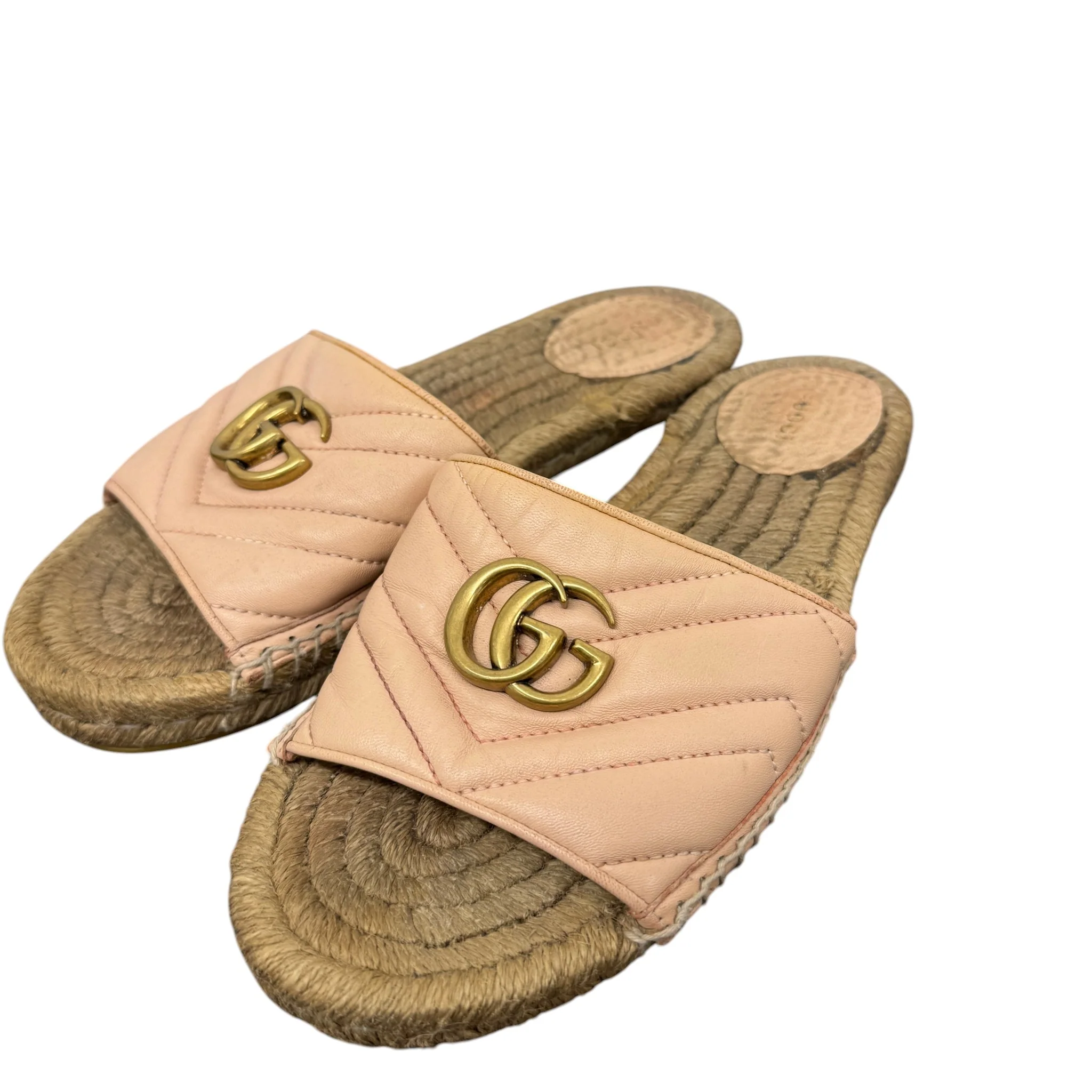 Women's Gg Marmont Espadrilles Pink Size EU 39.5 / UK 6.5 - Image 6