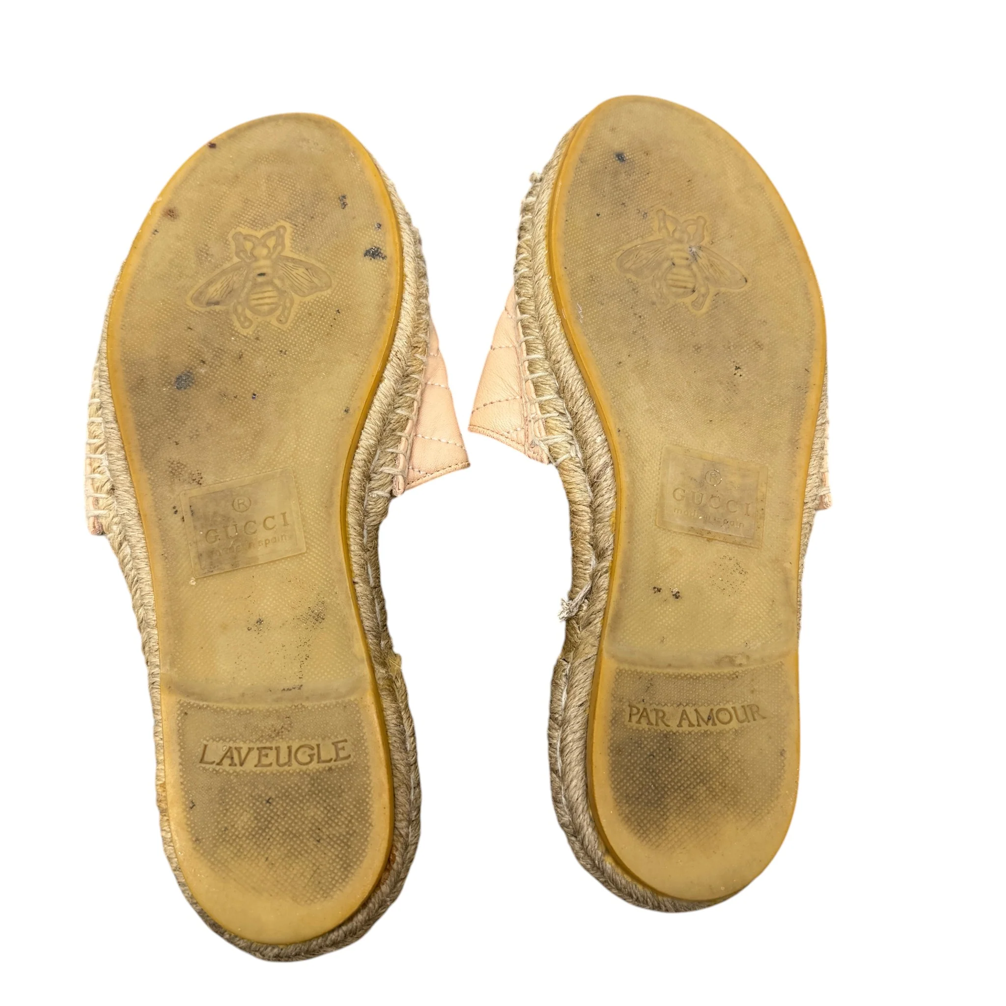 Women's Gg Marmont Espadrilles Pink Size EU 39.5 / UK 6.5 - Image 9