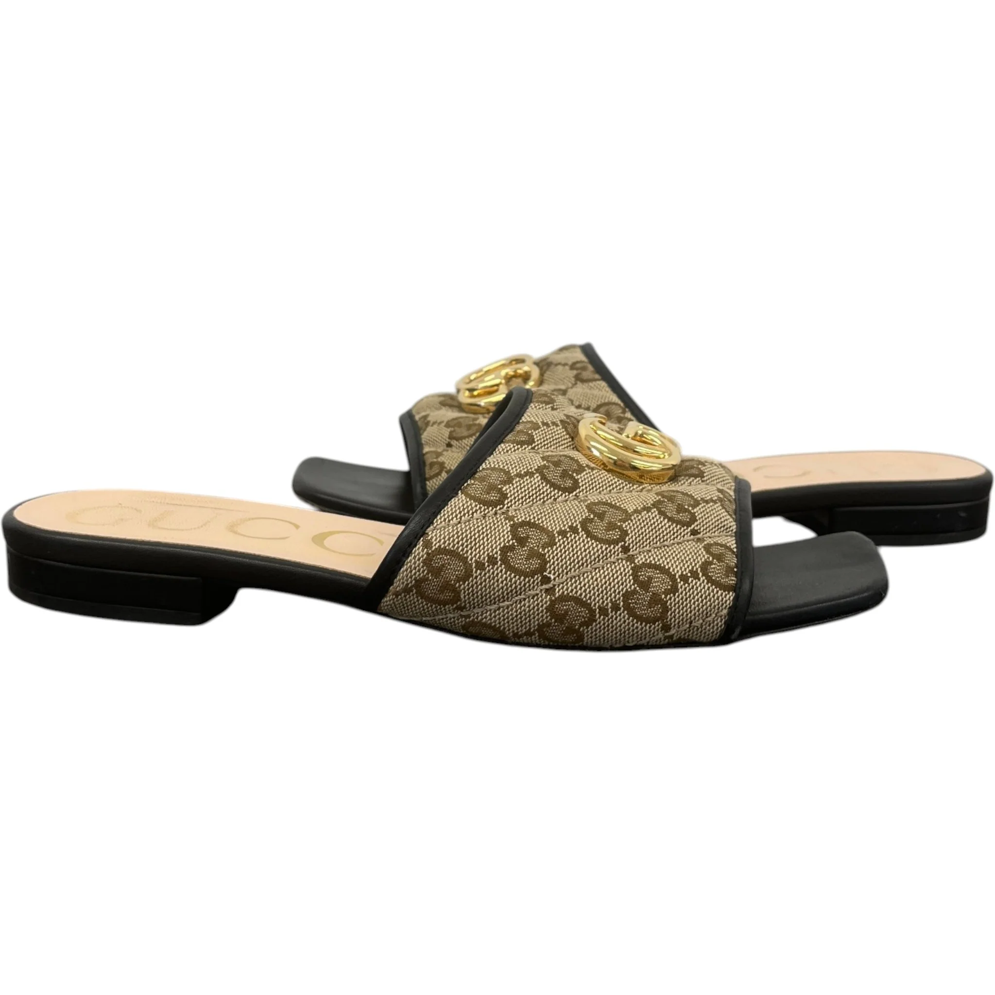 Women's Gg Marmont Sandals Beige Size EU 37.5 / UK 4.5 - Image 3