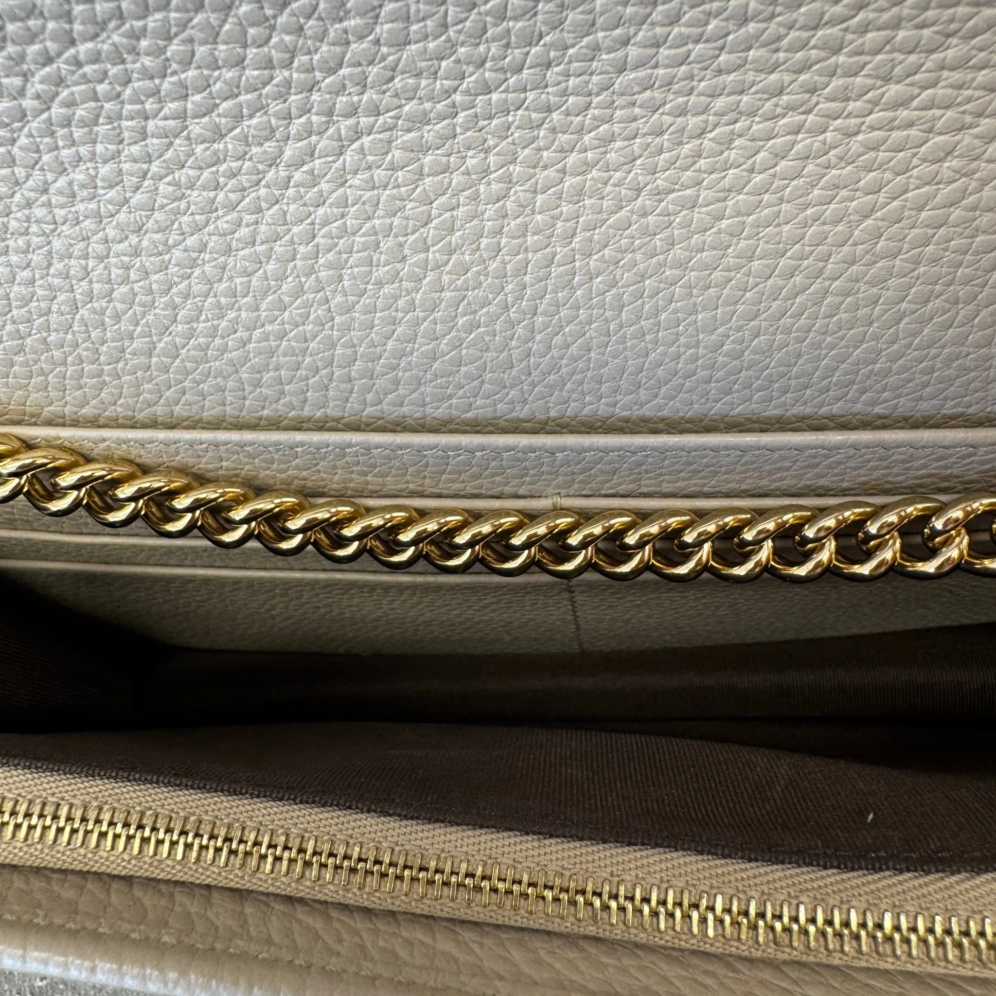 Women's Gg Marmont Wallet On Chain Handbag Beige - Image 11