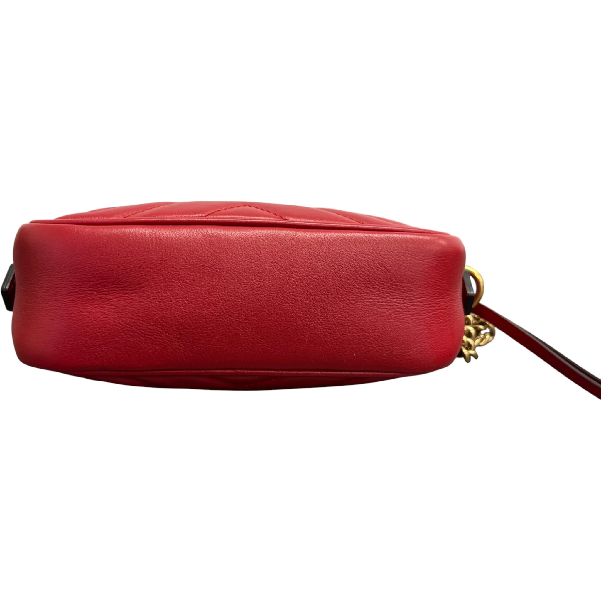 Women's Gg Mini Marmont Camera Bag Red - Image 10