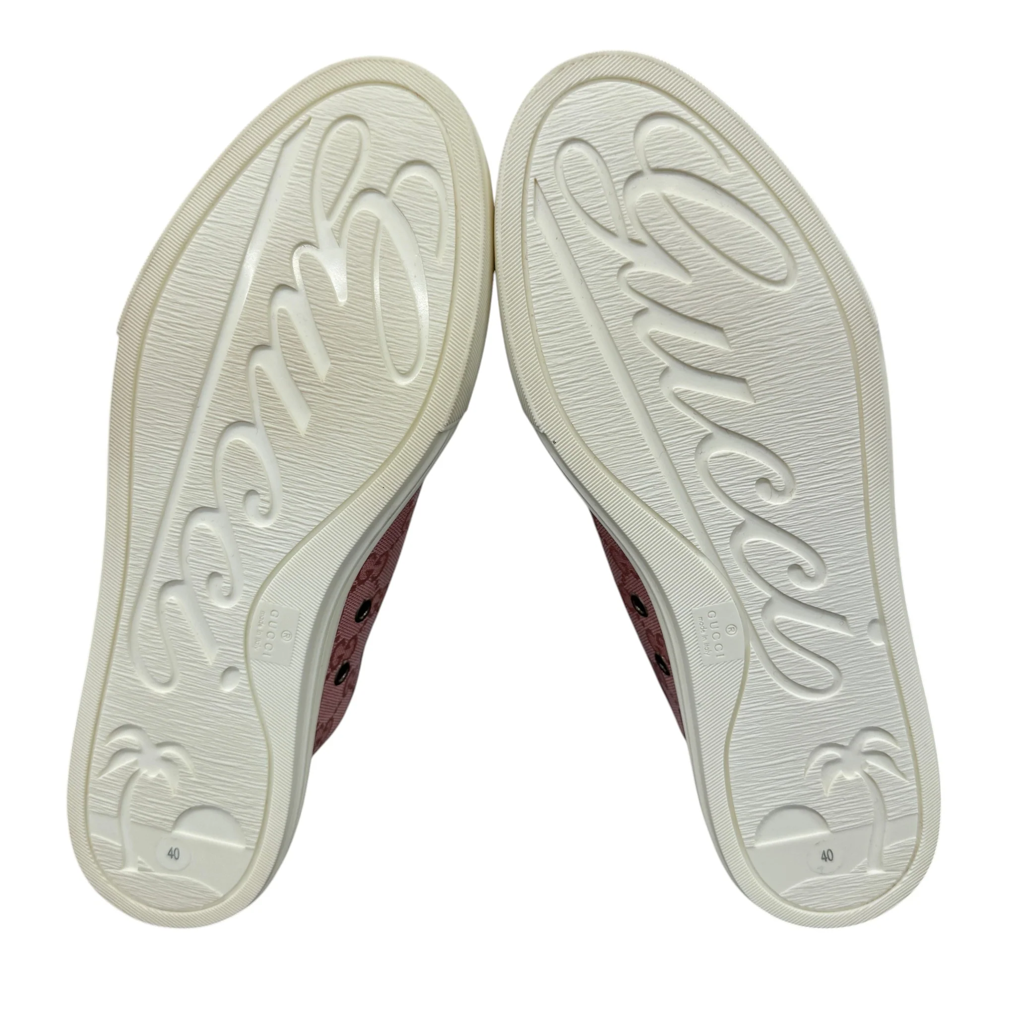 Women's Gg Monogram Low Trainers Pink Size EU 40 / UK 7 - Image 10
