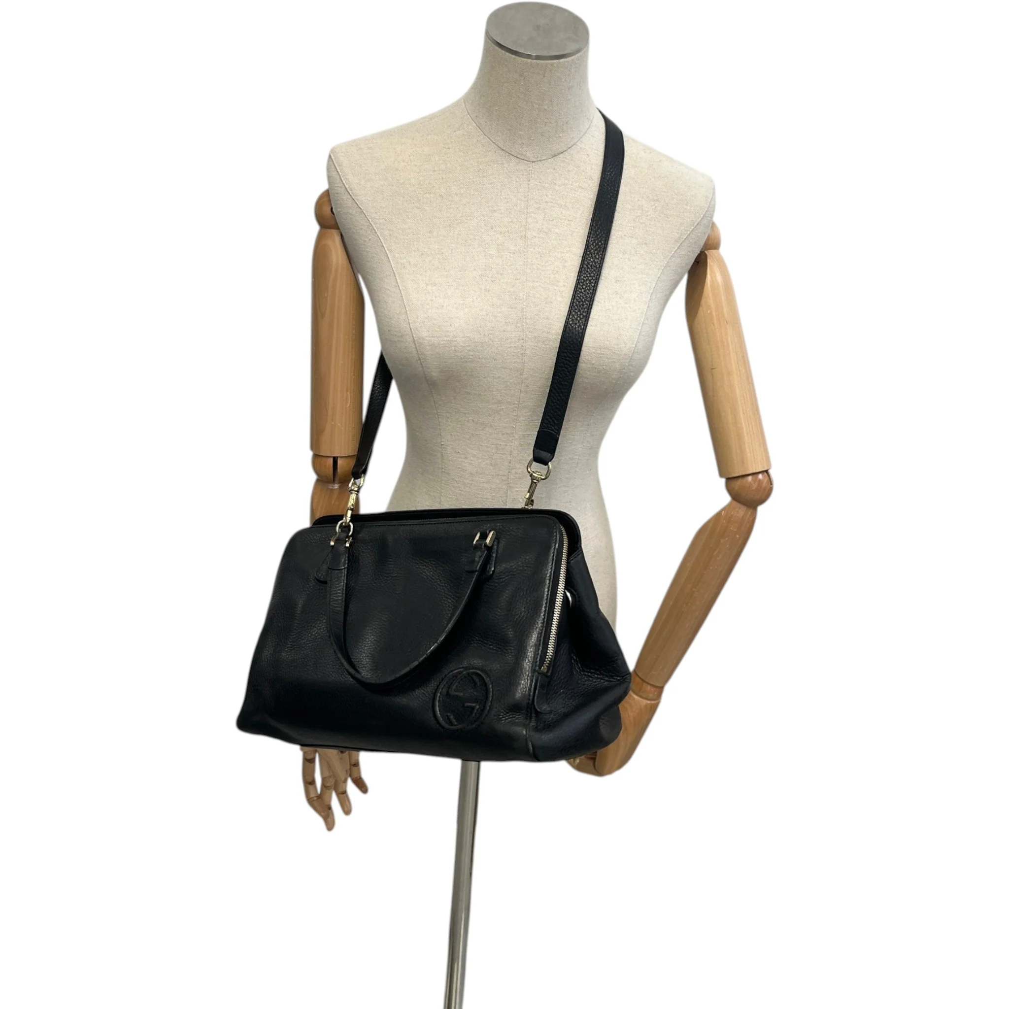Women's Gg Soho Convertible Bag Black - Image 2