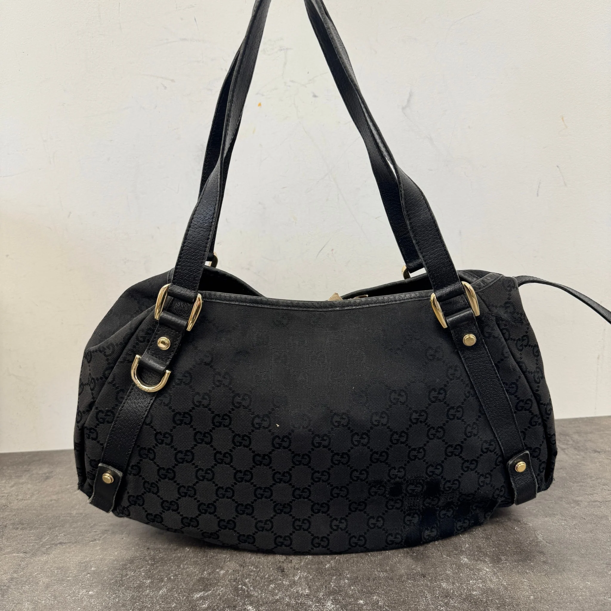Women's Gg Supreme Abbey Bag Black - Image 9