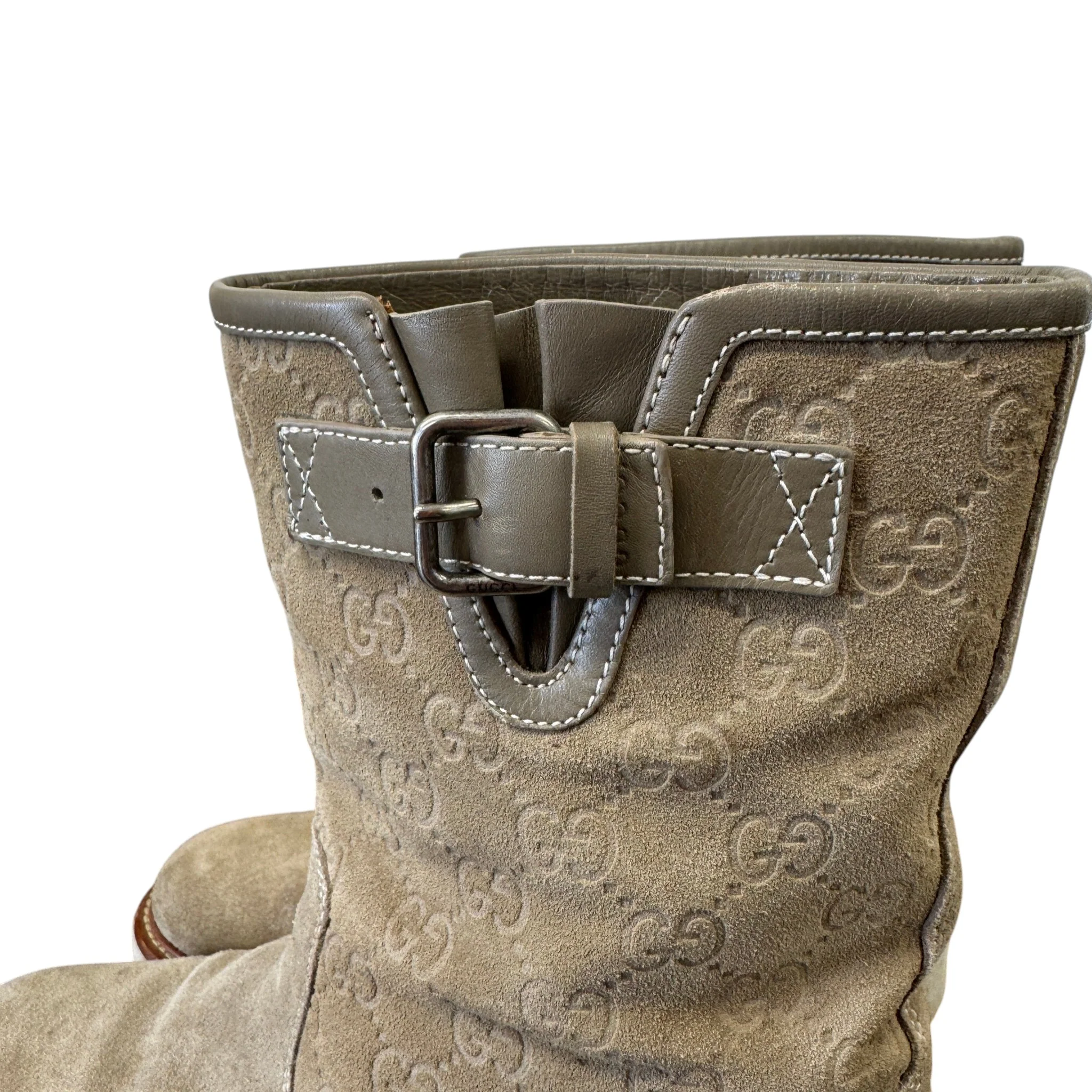 Women's Gg Supreme Boots Beige Size EU 37 / UK 4 - Image 10