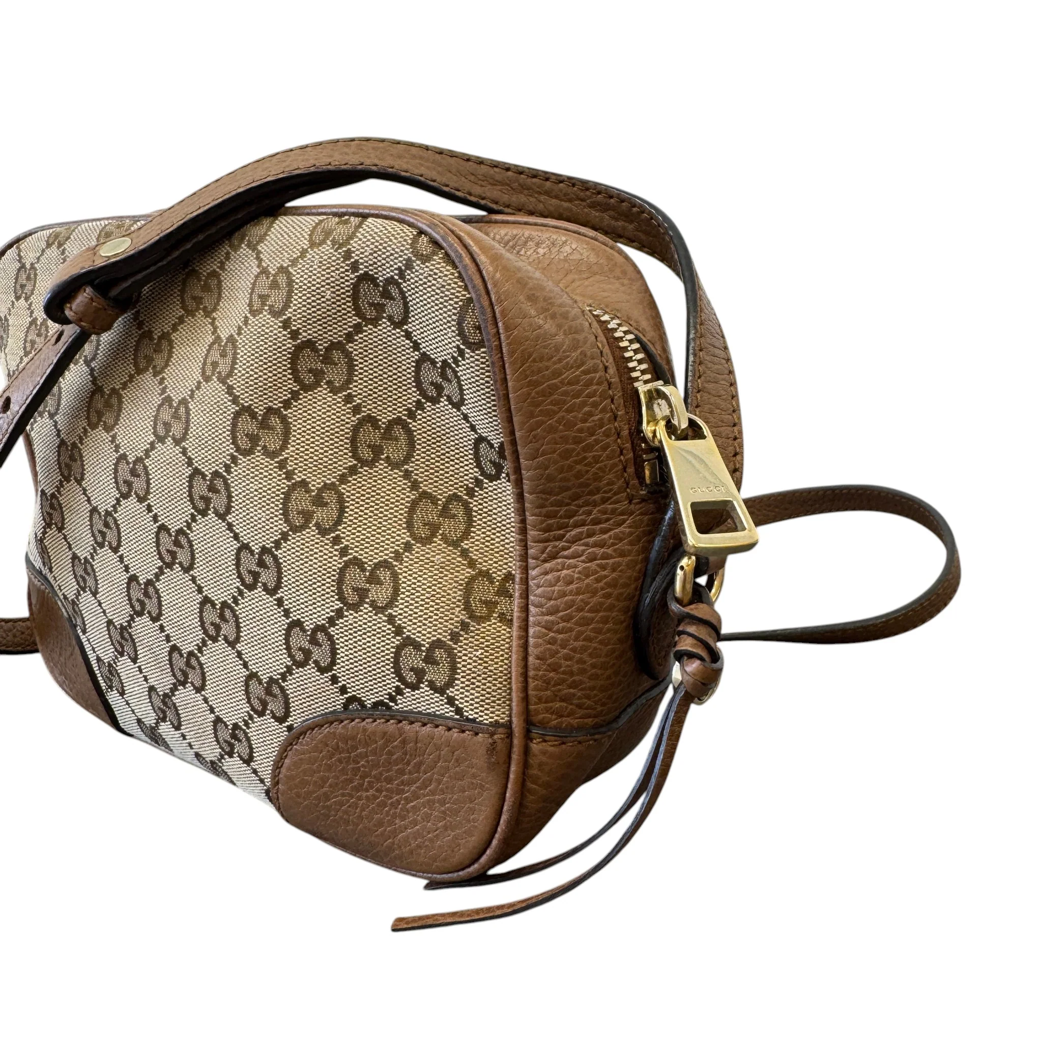 Women's Gg Supreme Camera Bag Beige - Image 4