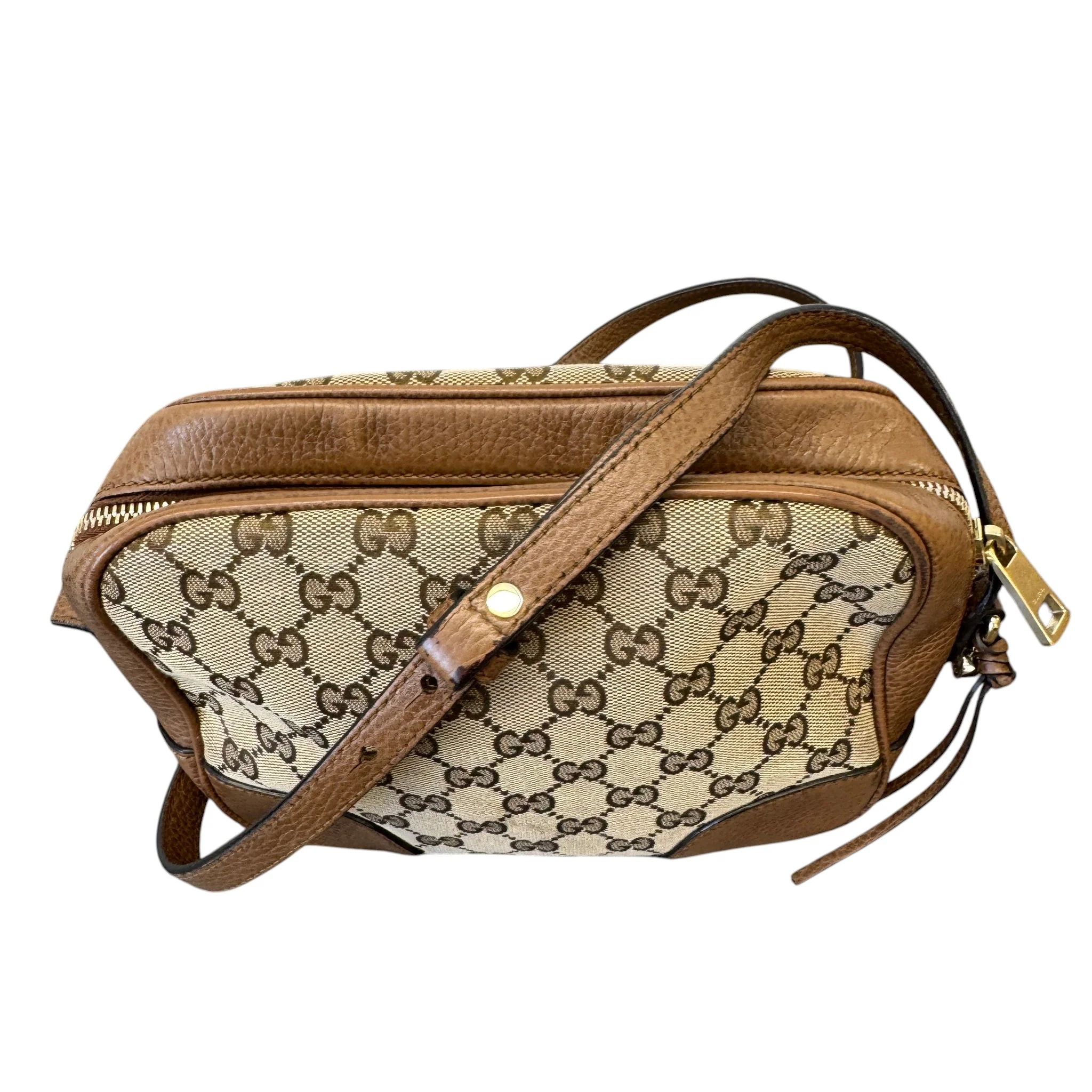 Women's Gg Supreme Camera Bag Beige - Image 5