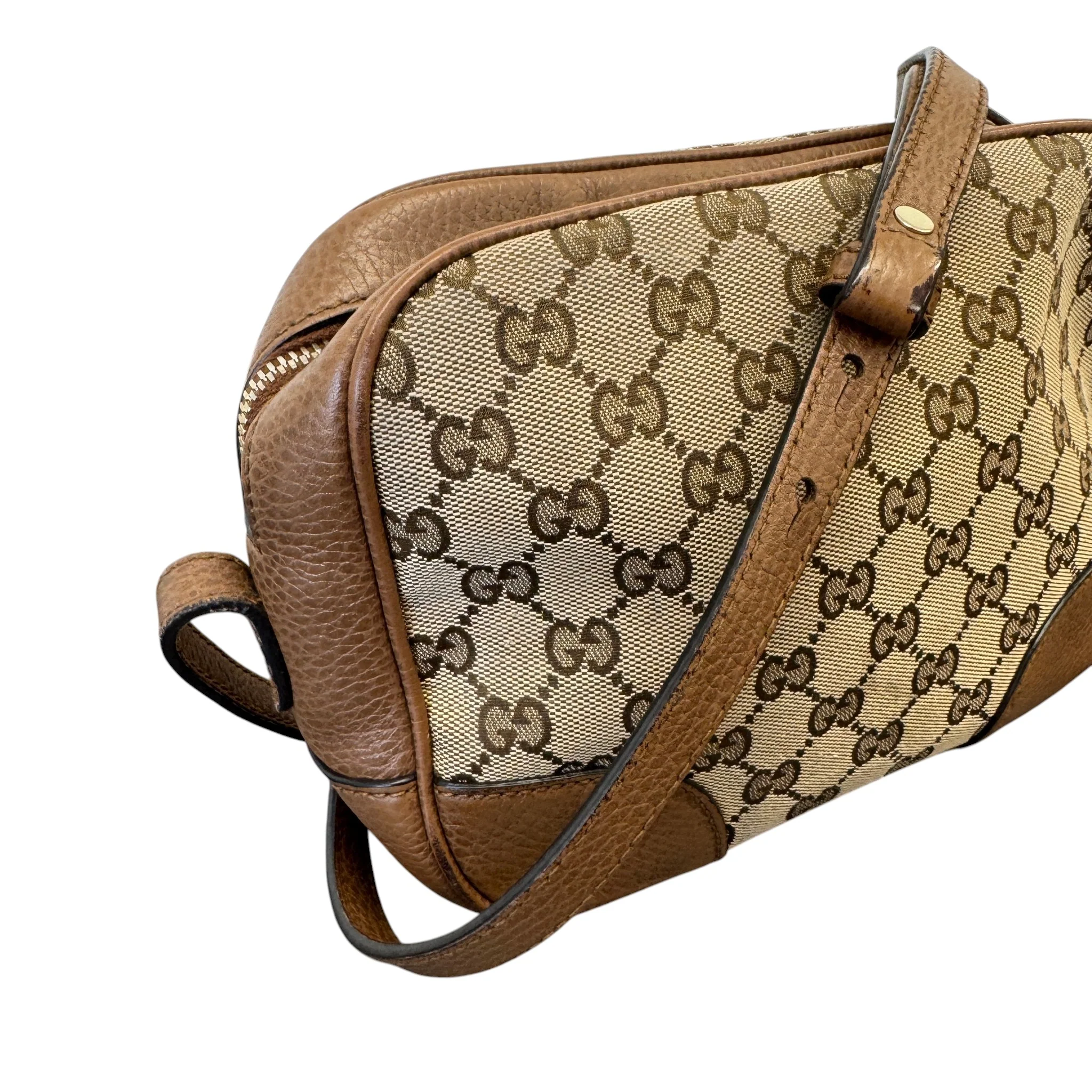 Women's Gg Supreme Camera Bag Beige - Image 6