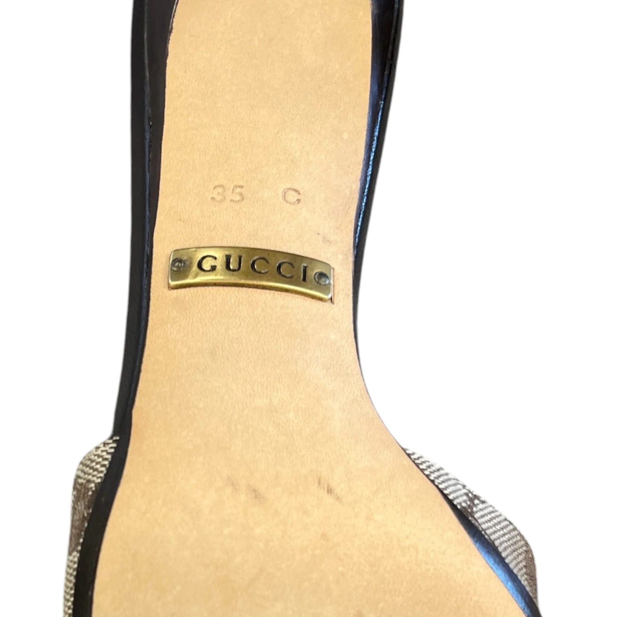 Women's Gg Supreme Heels Beige Size EU 35 / UK 2 - Image 11