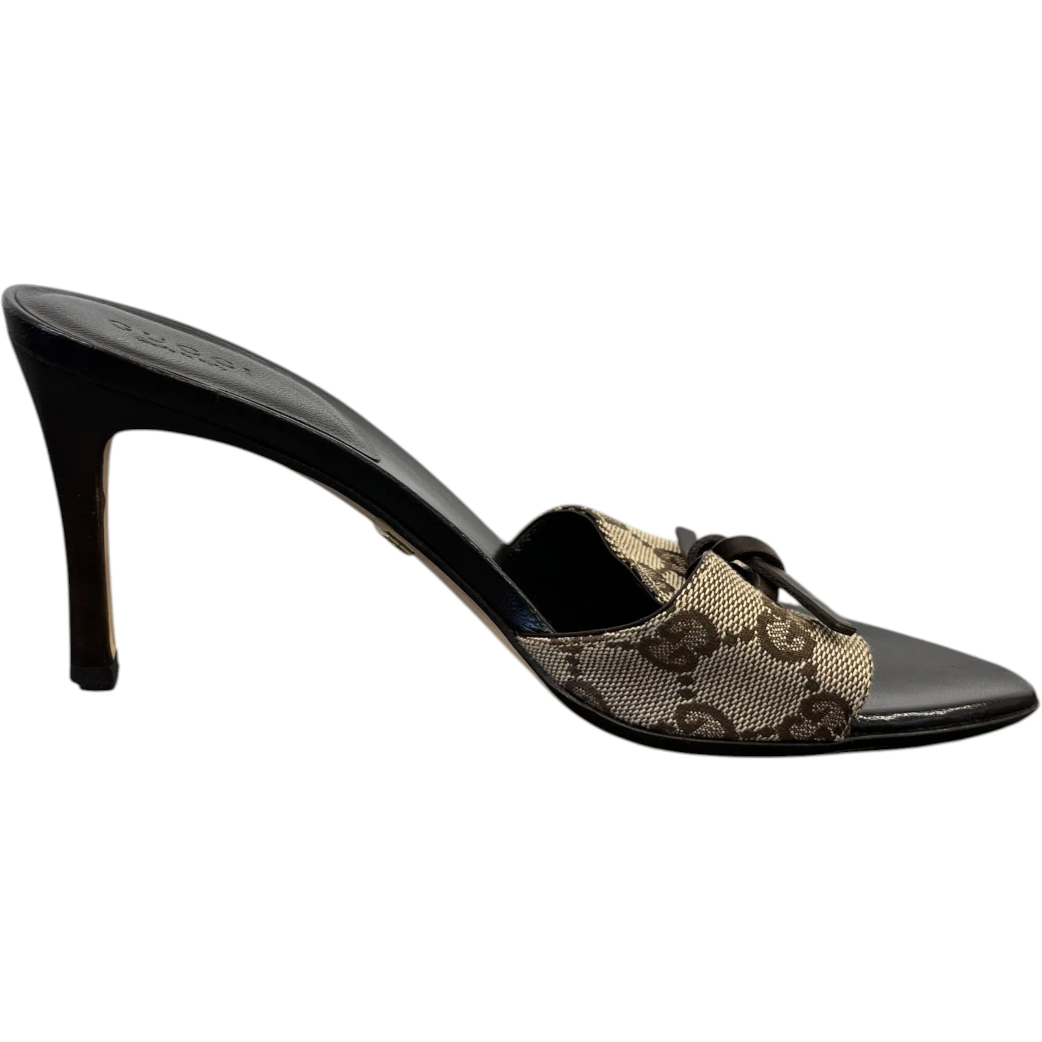 Women's Gg Supreme Heels Beige Size EU 35 / UK 2 - Image 4