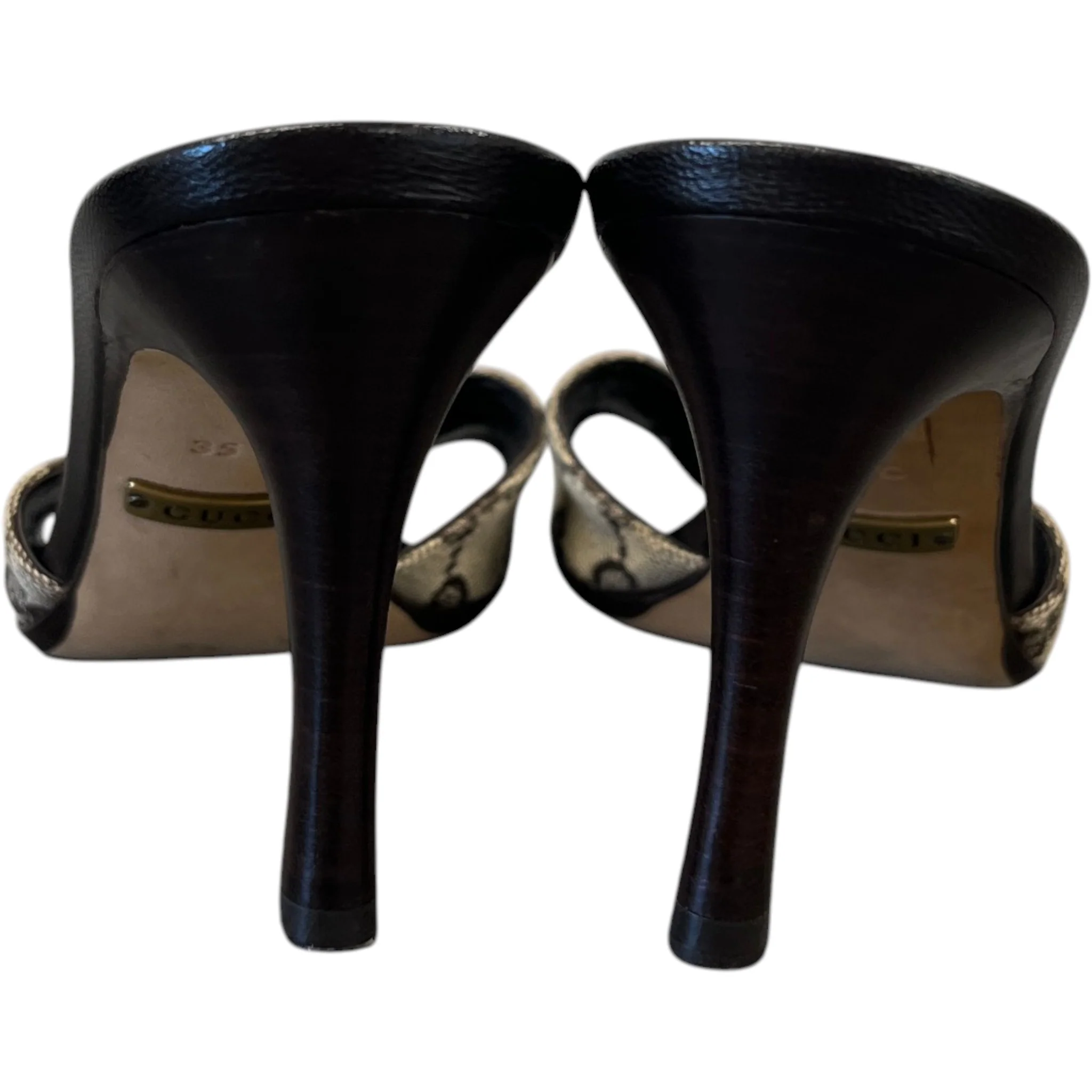 Women's Gg Supreme Heels Beige Size EU 35 / UK 2 - Image 7