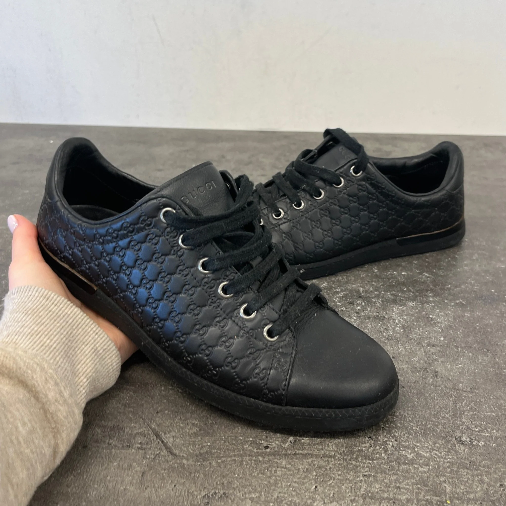 Women's Gg Supreme Low Trainers Black Size EU 38 / UK 5 - Image 13