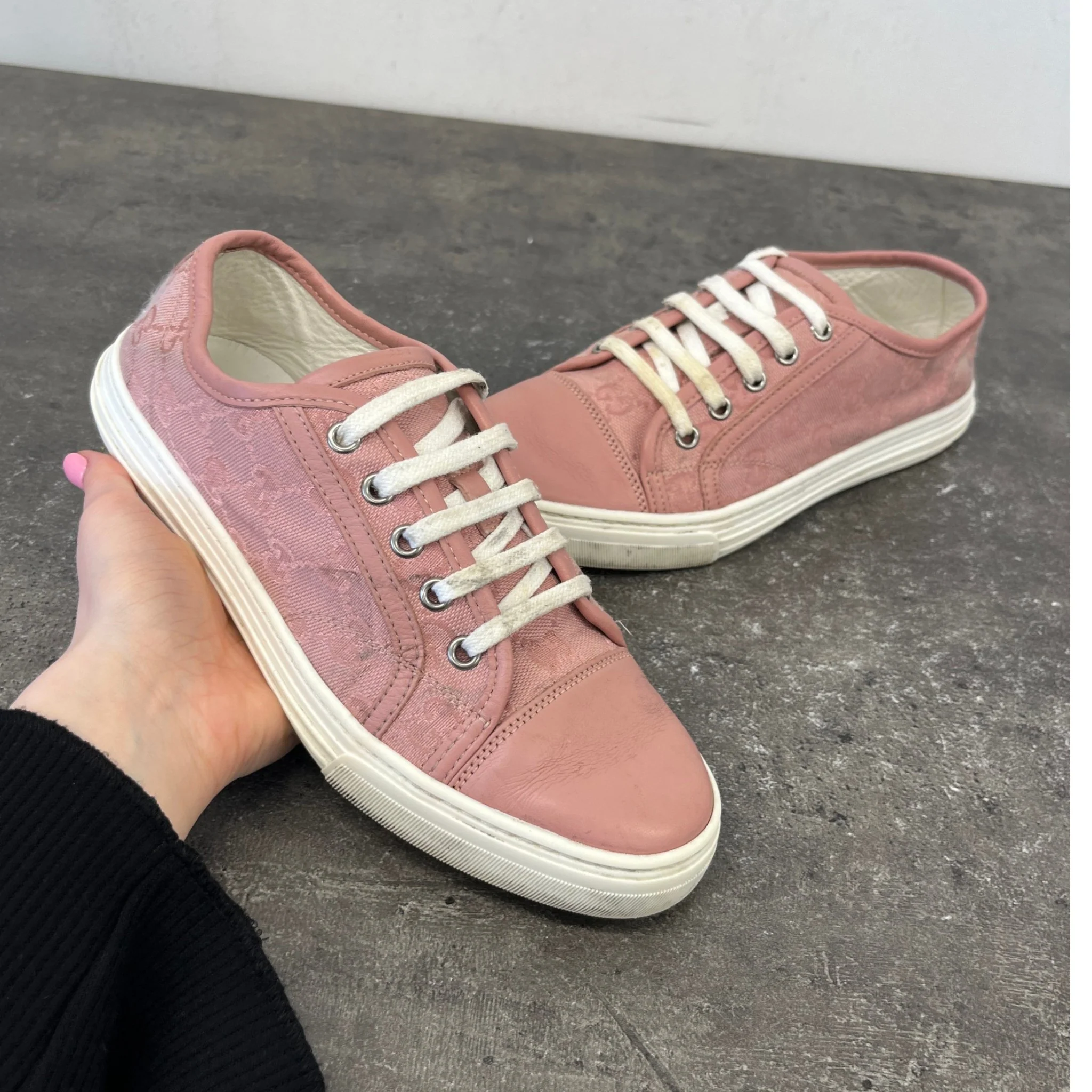 Women's Gg Supreme Low Trainers Pink Size EU 37 / UK 4 - Image 13