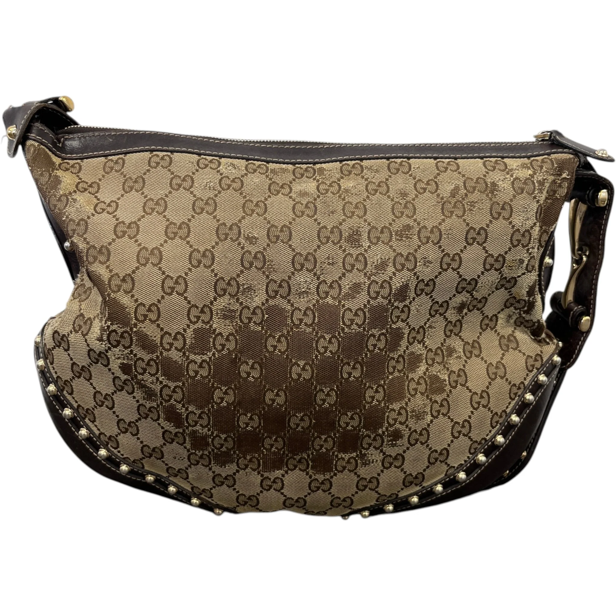 Women's Gg Supreme Pelham Hobo Bag Beige - Image 3