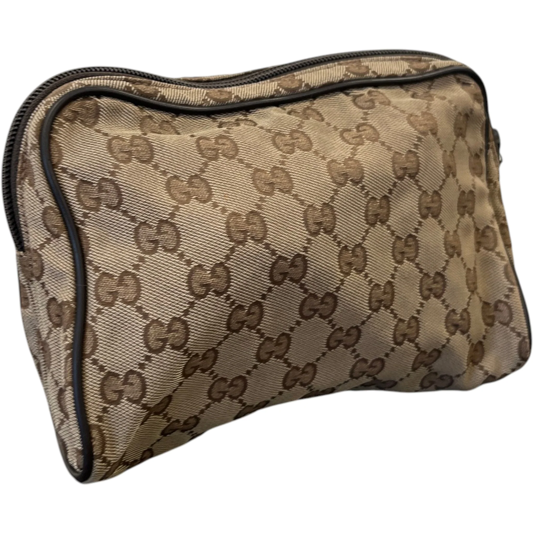 Women's Gg Supreme Pouch Beige - Image 7
