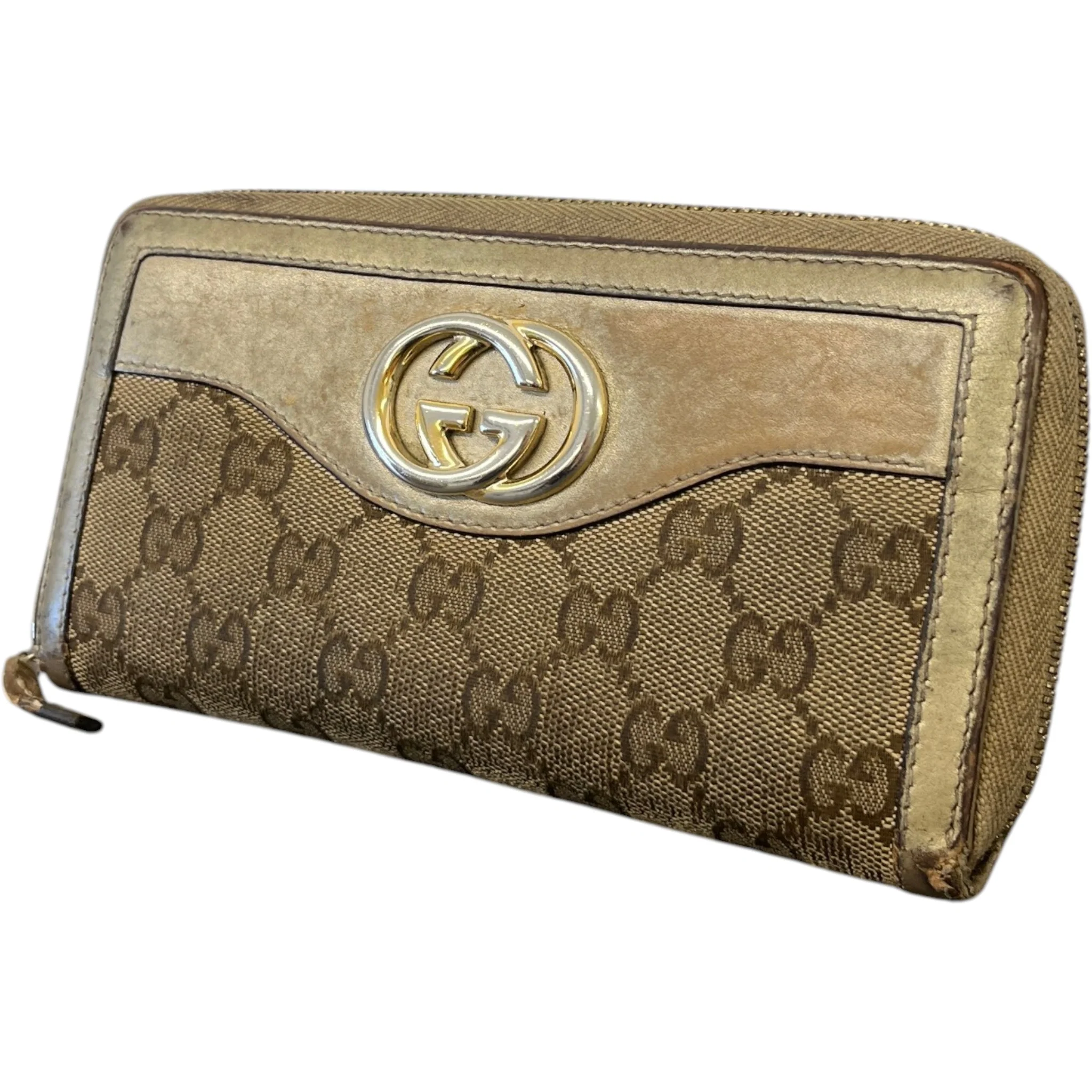 Women's Gg Supreme Purse Gold - Image 5