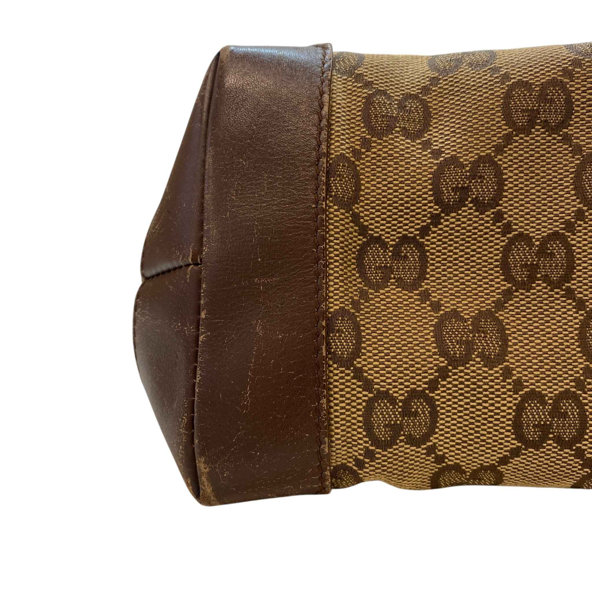 Women's Gg Supreme Tote Bag Brown - Image 15