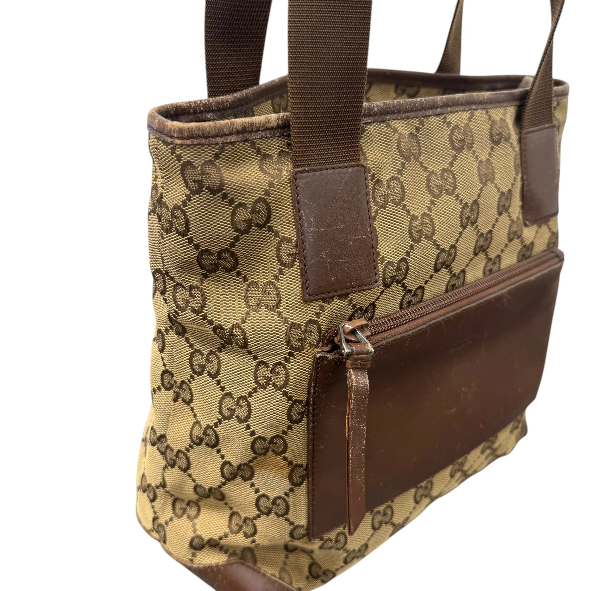 Women's Gg Supreme Tote Bag Brown - Image 4