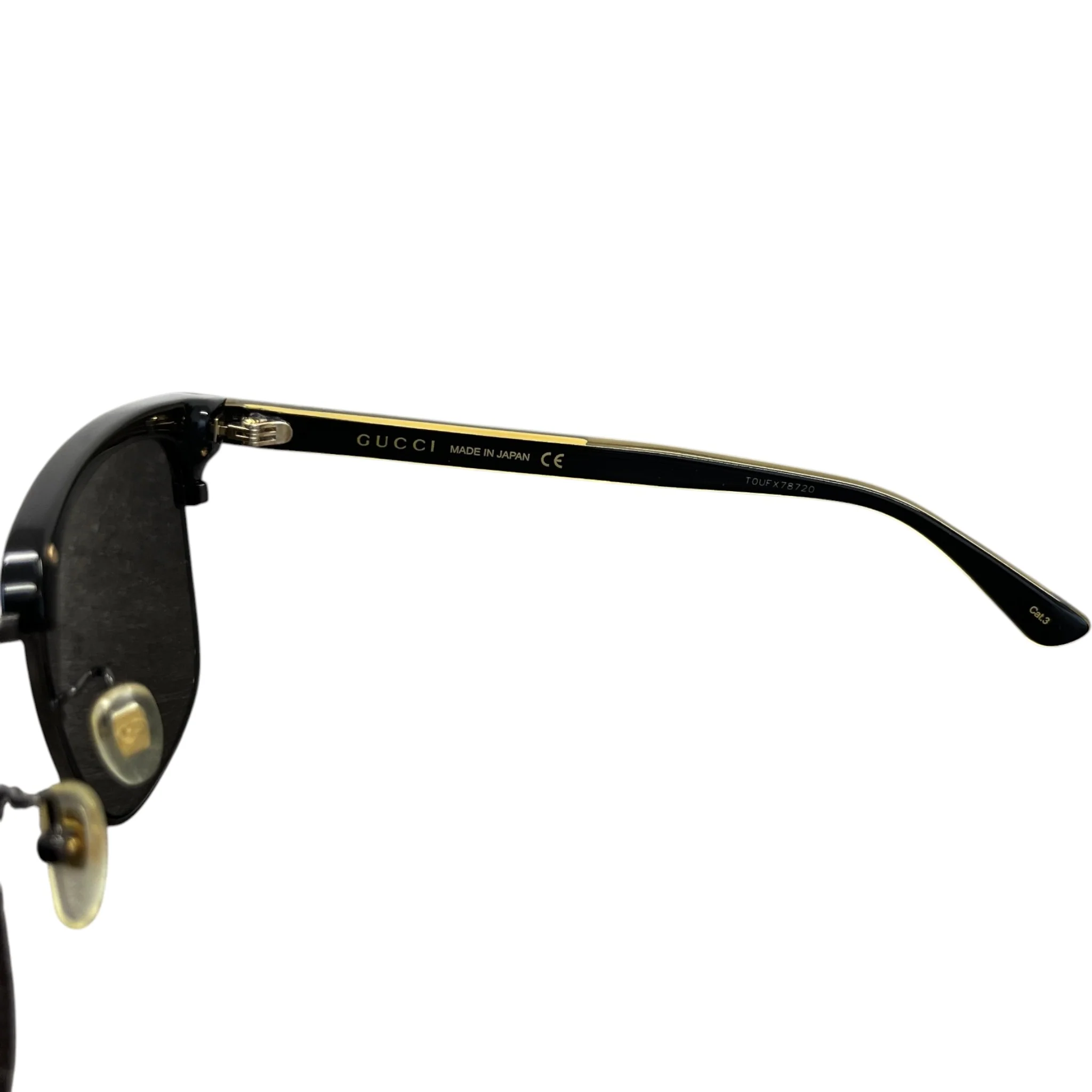 Women's Gg0382S Sunglasses Black - Image 8