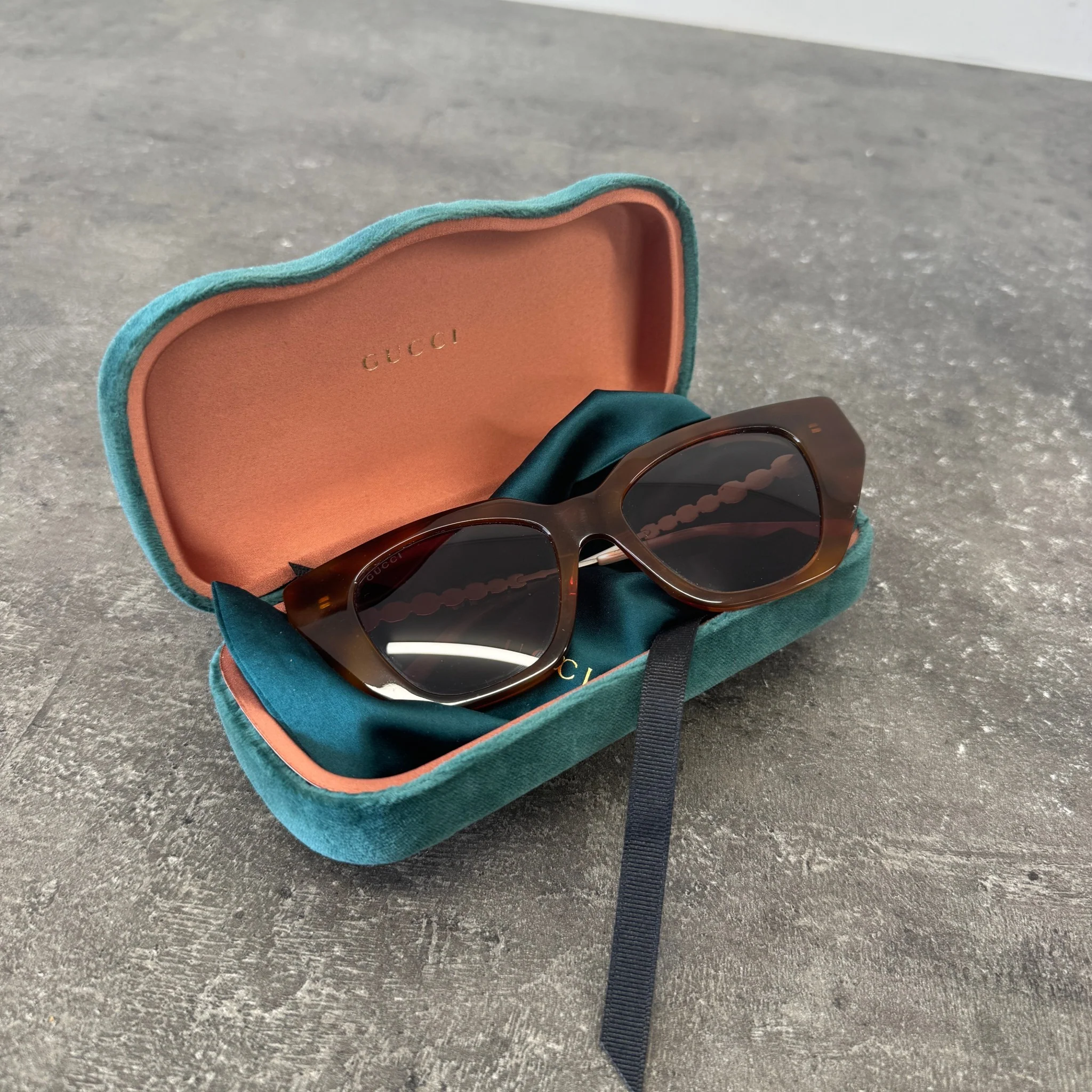 Women's Gg0641S Embellished Sunglasses Brown - Image 7