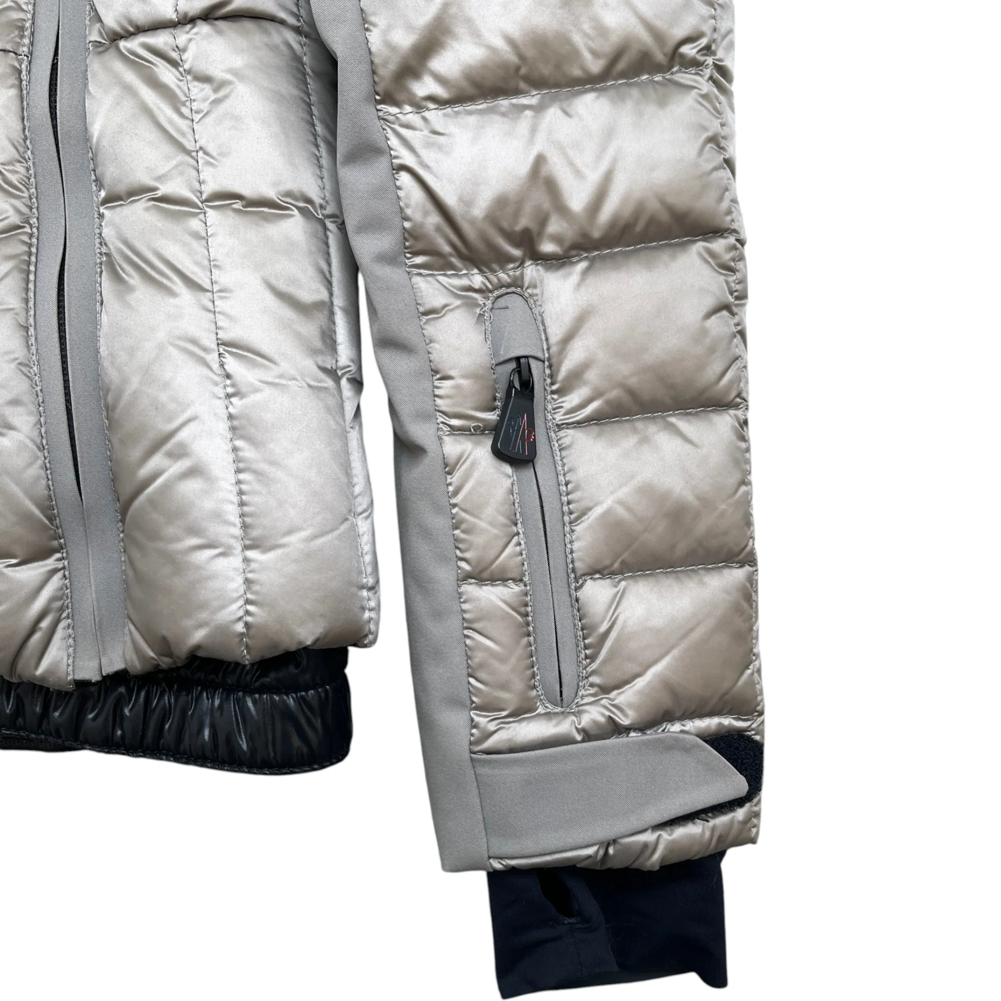 Women's Girls Age 10 Violaine Down Jacket Grey Size XXS - Image 9