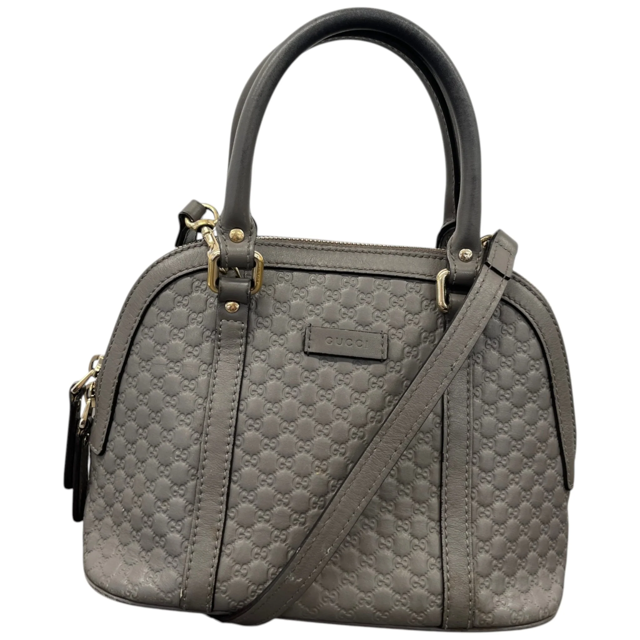 Women's Guccissima Dome Small Bag Grey