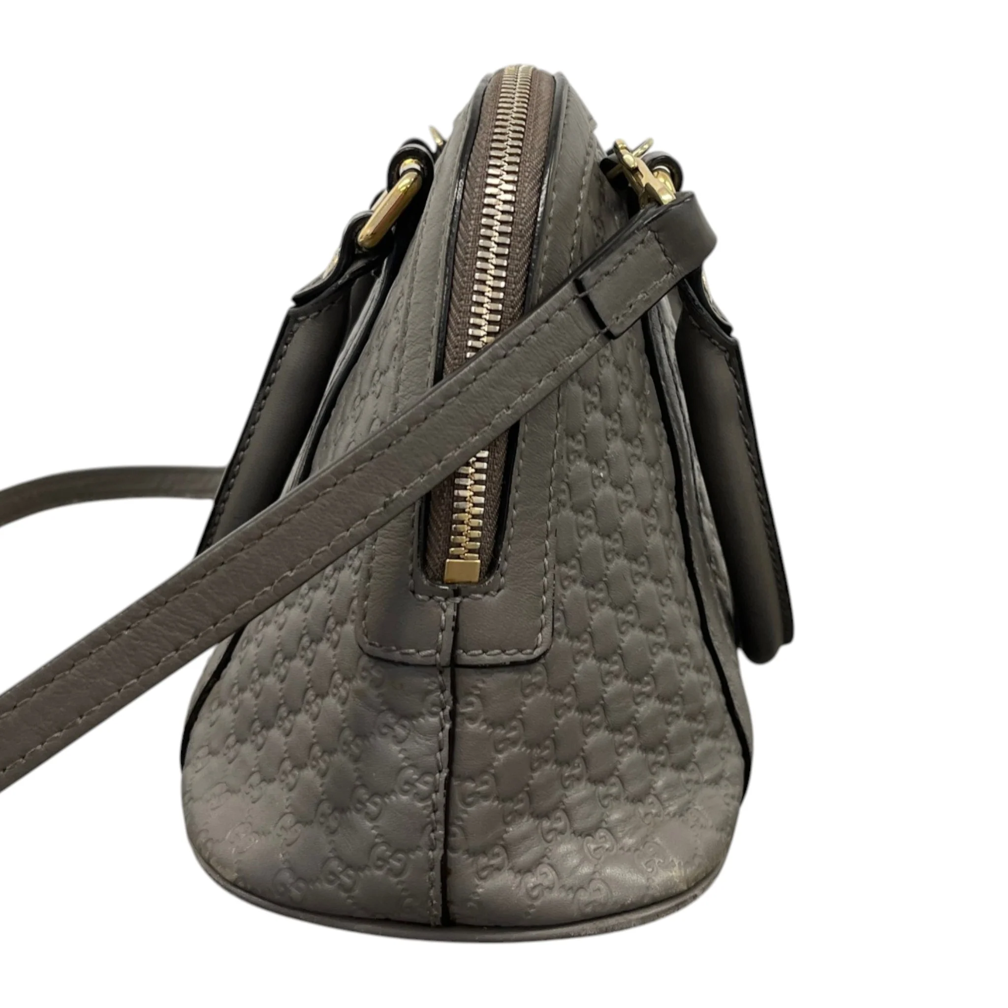 Women's Guccissima Dome Small Bag Grey - Image 6