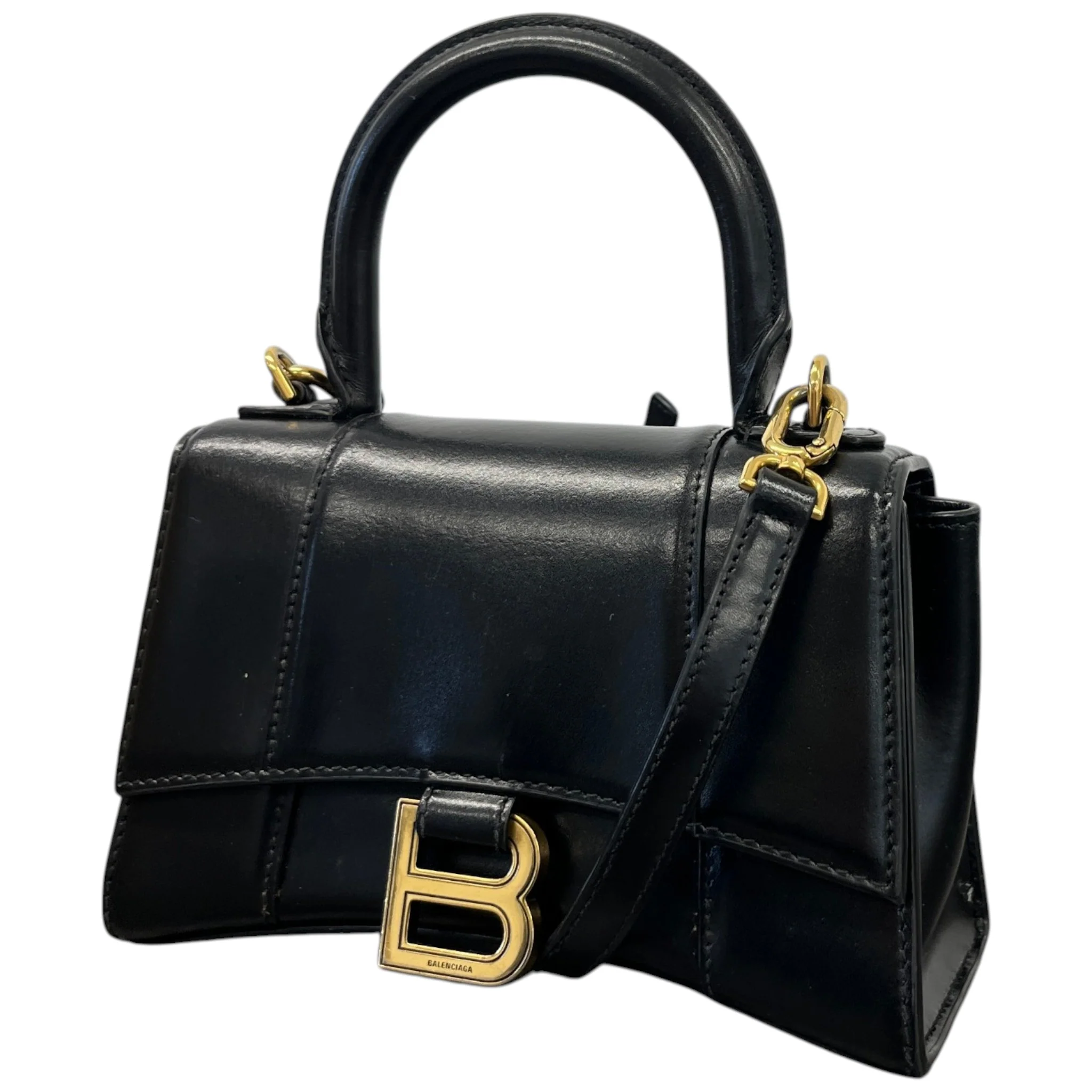 Women's Hourglass Small Bag Black - Image 5