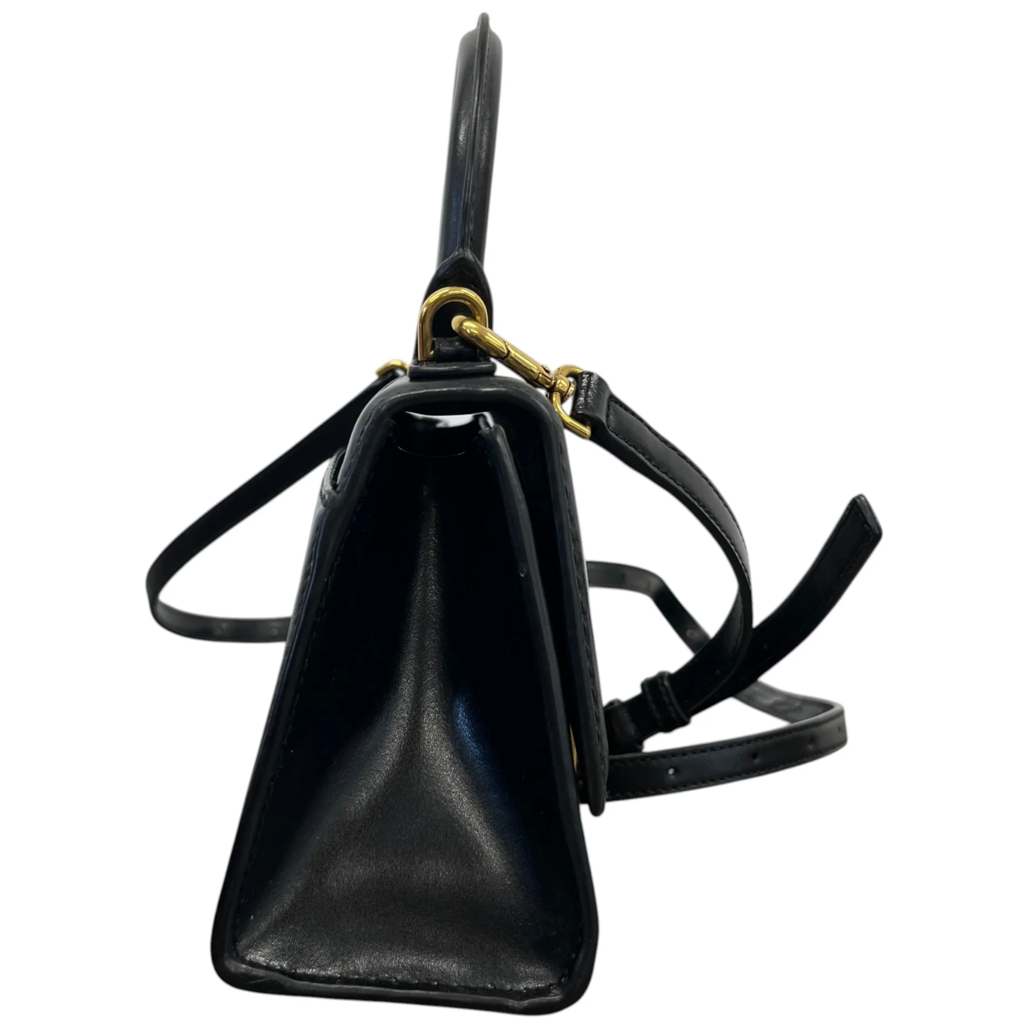 Women's Hourglass Small Bag Black - Image 7