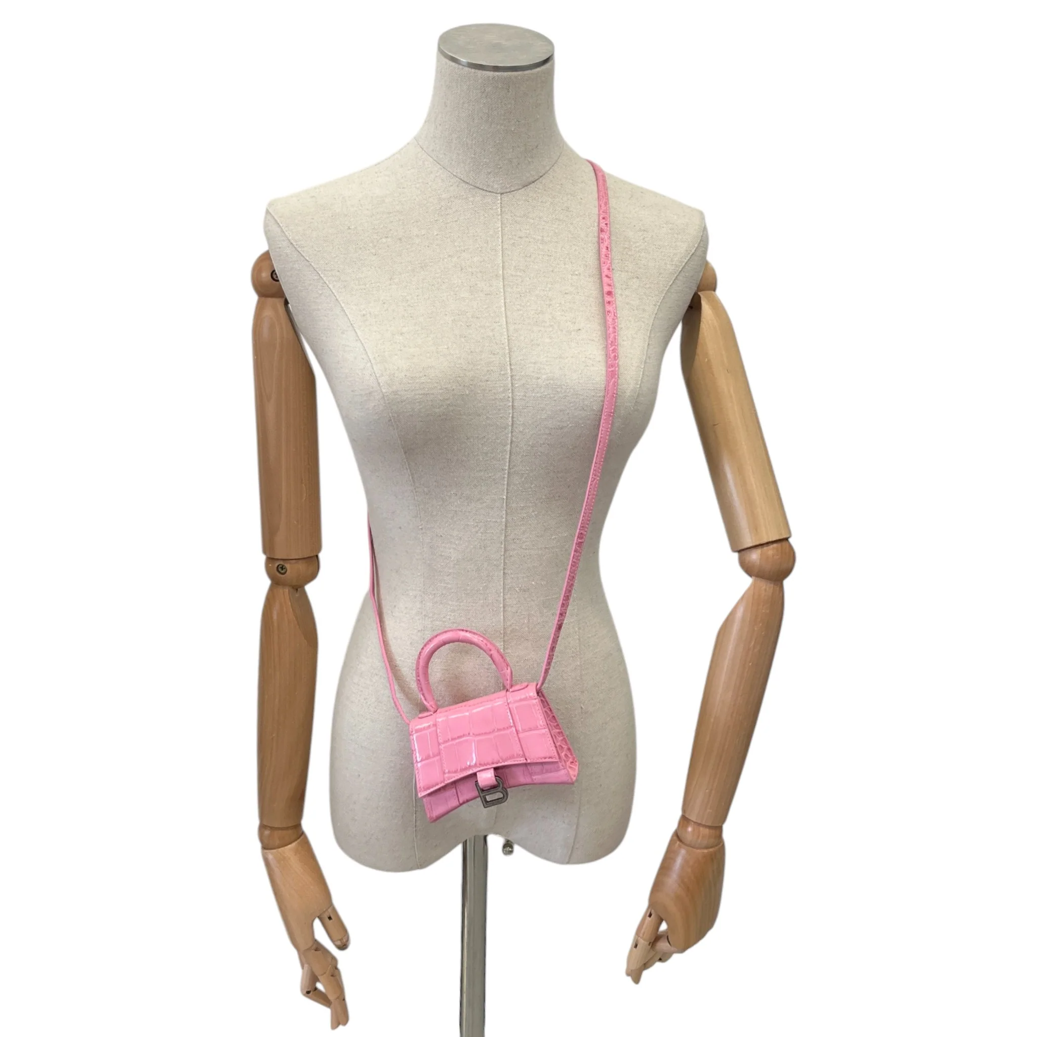Women's Hourglass Xs Handbag Pink - Image 2