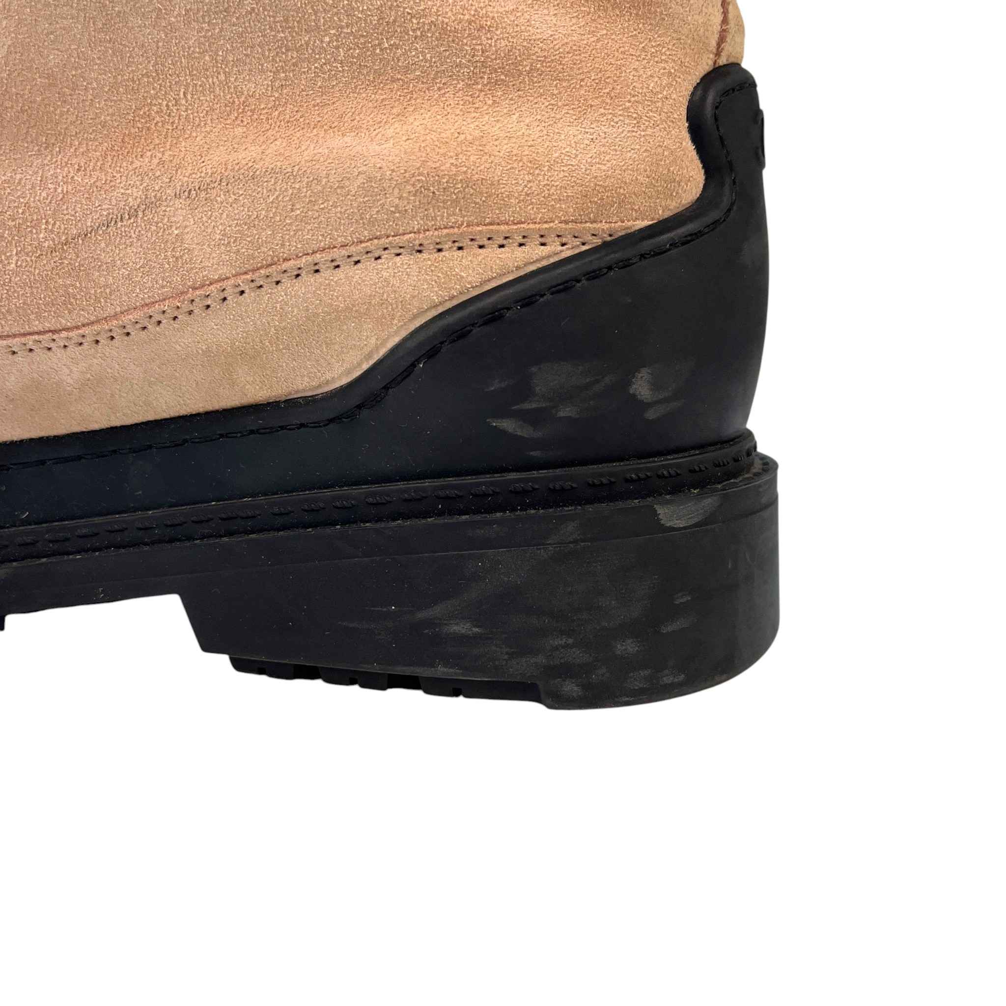 Women's Interlocking Cc Shearling Combat Boots Pink Size EU 39 / UK 6 - Image 14
